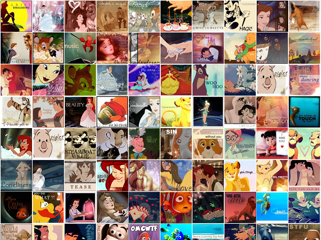 Disney Collage Wallpapers