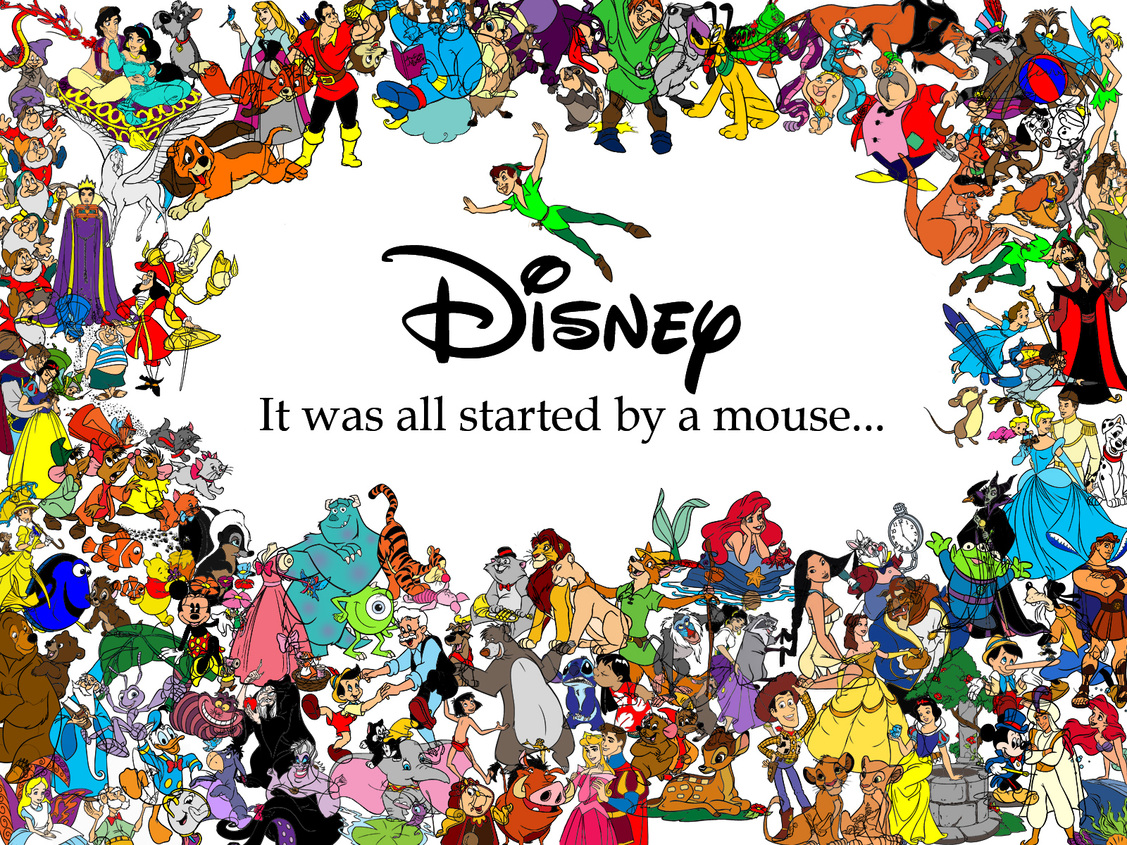 Disney Collage Wallpapers
