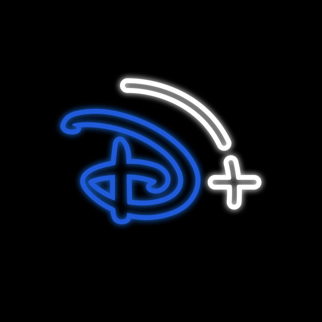 Disney Plus Neon Logo Wallpapers