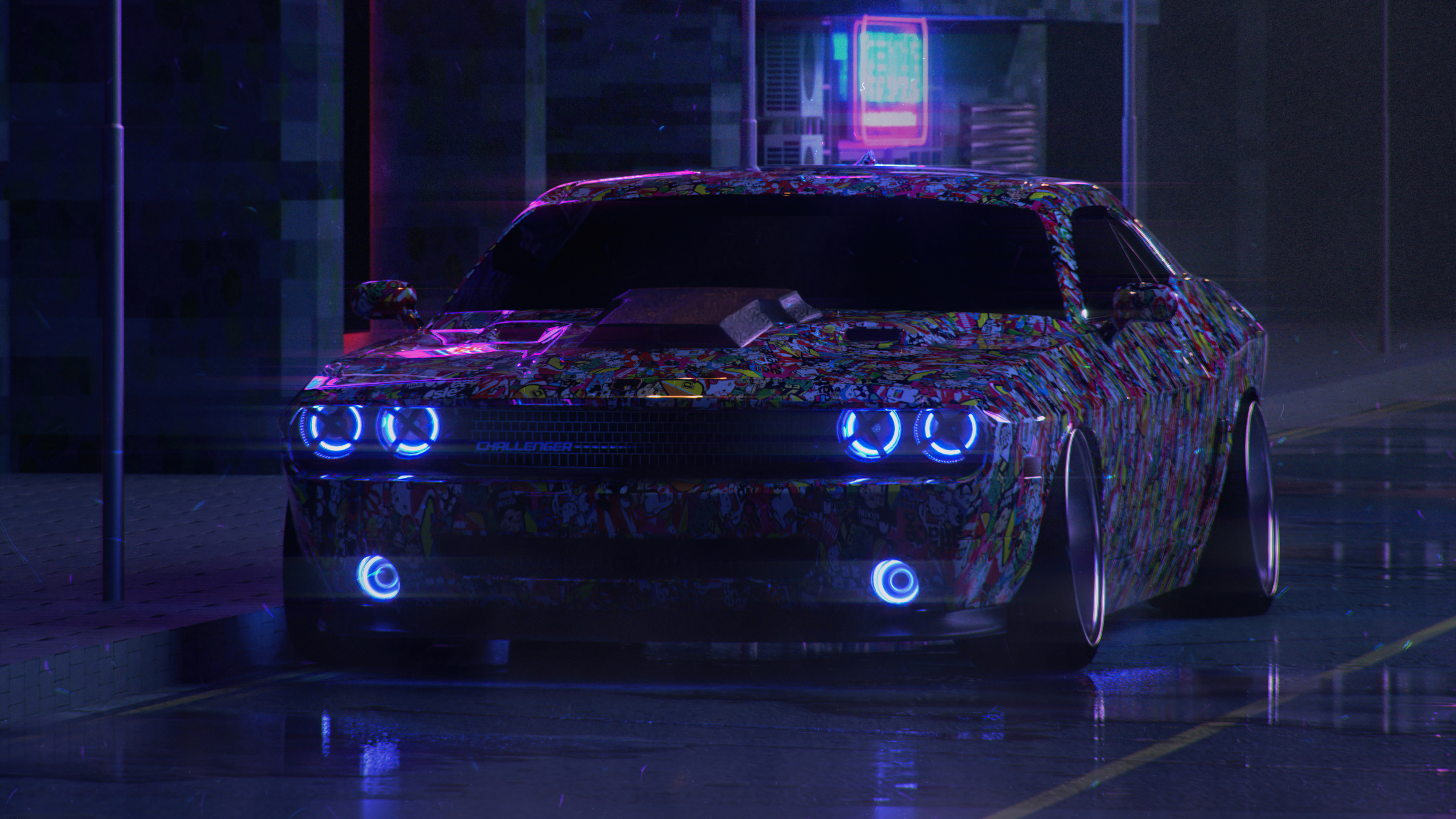 Dodge Challenger 4K Wallpapers