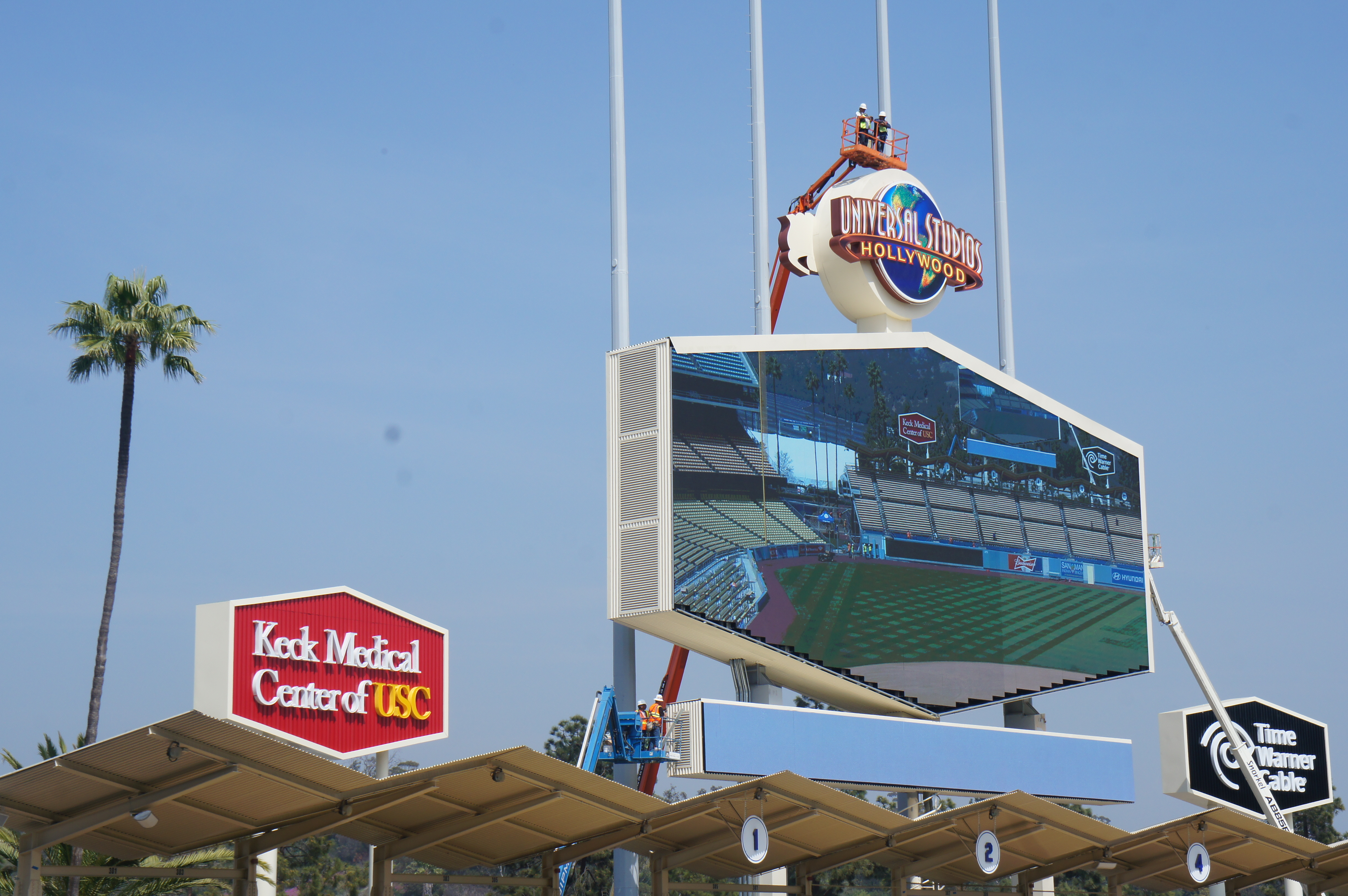 Dodger Stadium Palm Trees Wallpapers