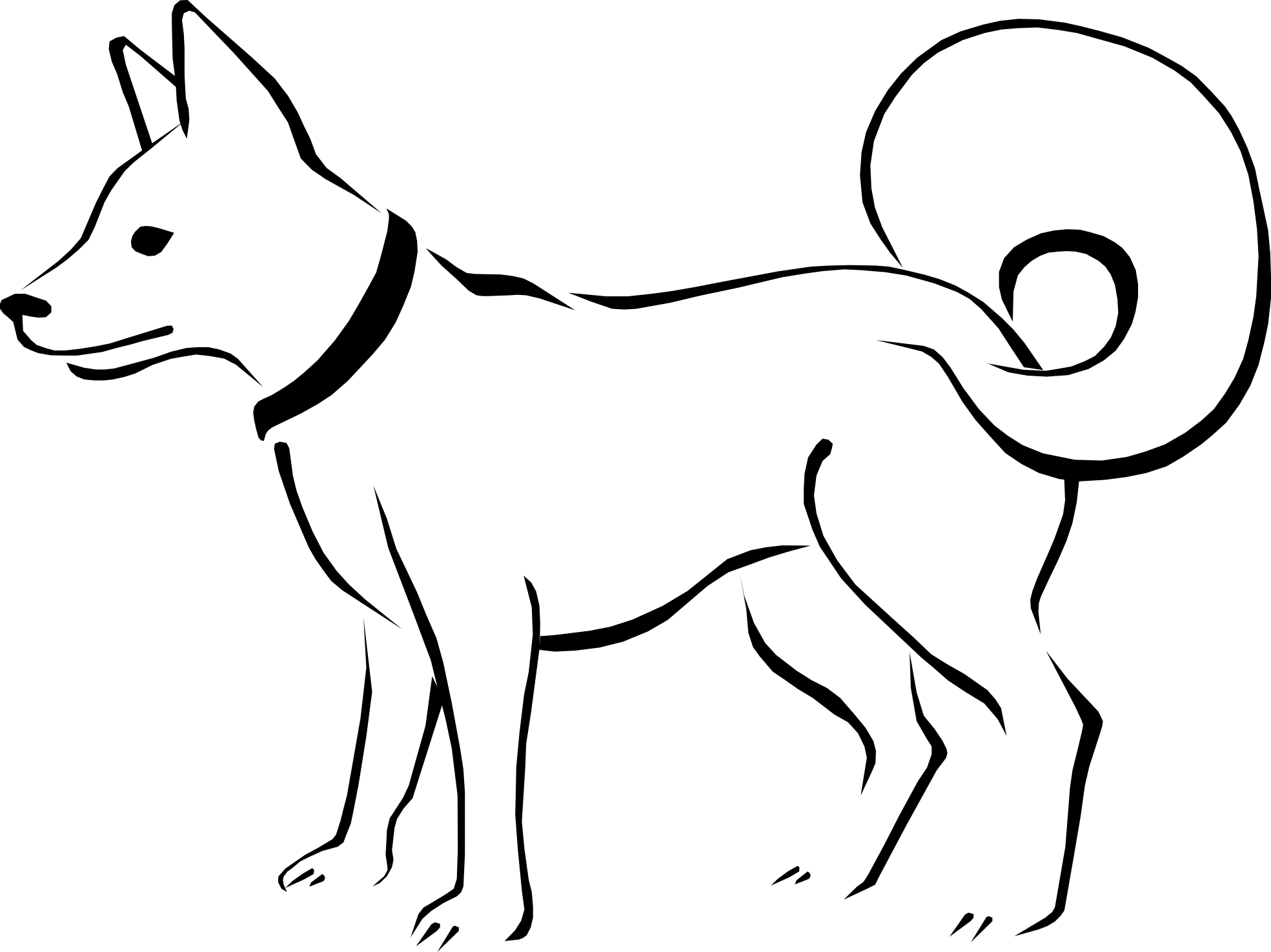 Dog Drawing Wallpapers