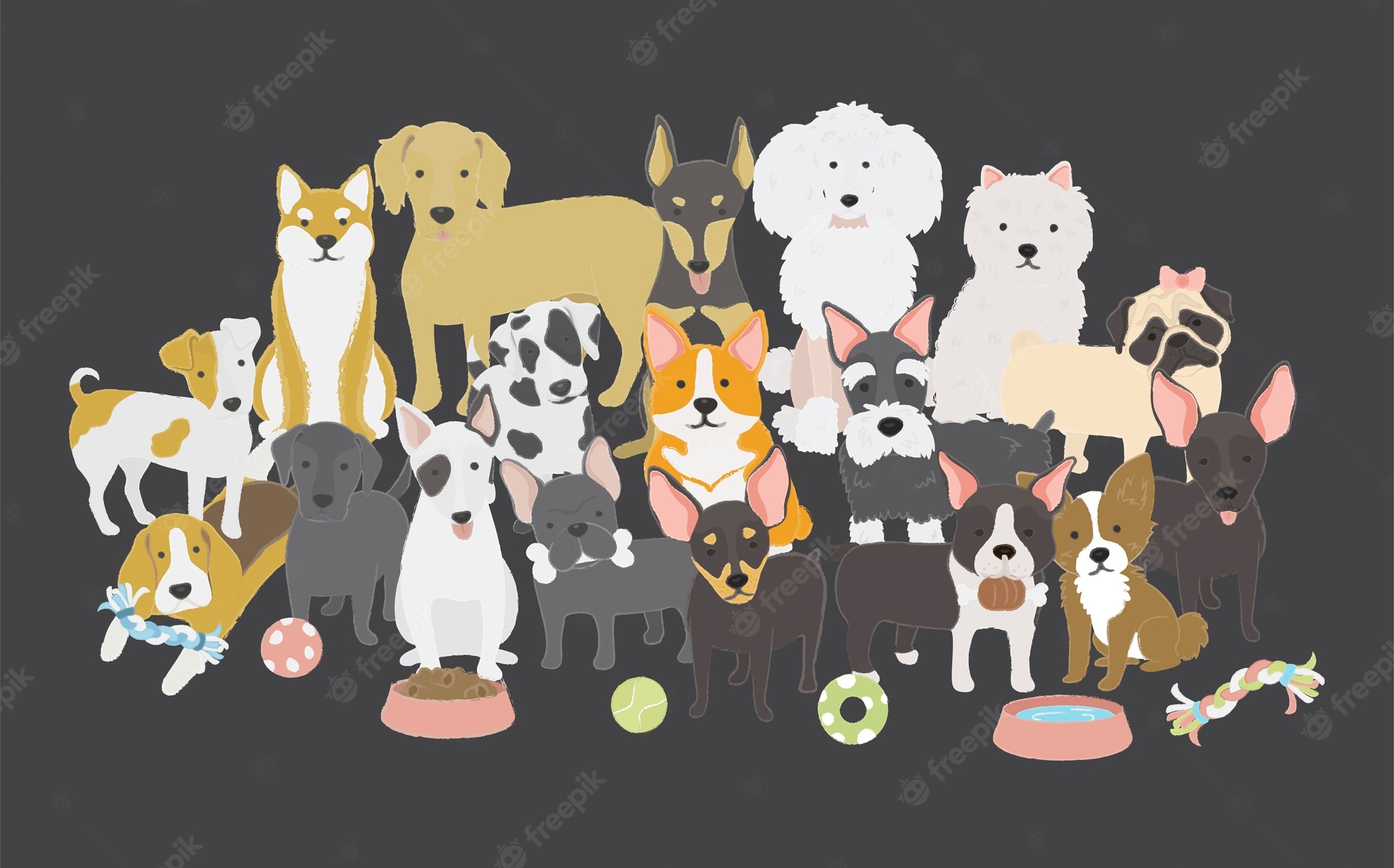 Dog Drawing Wallpapers