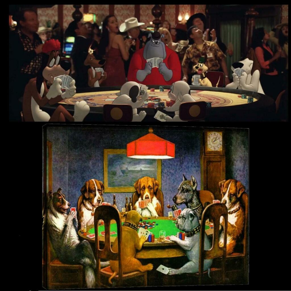 Dogs Playing Poker Wallpapers