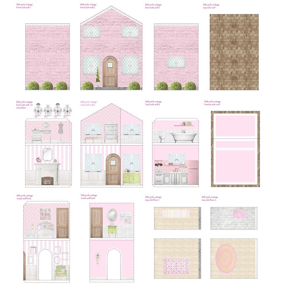 Dollhouse Printable Wallpapers