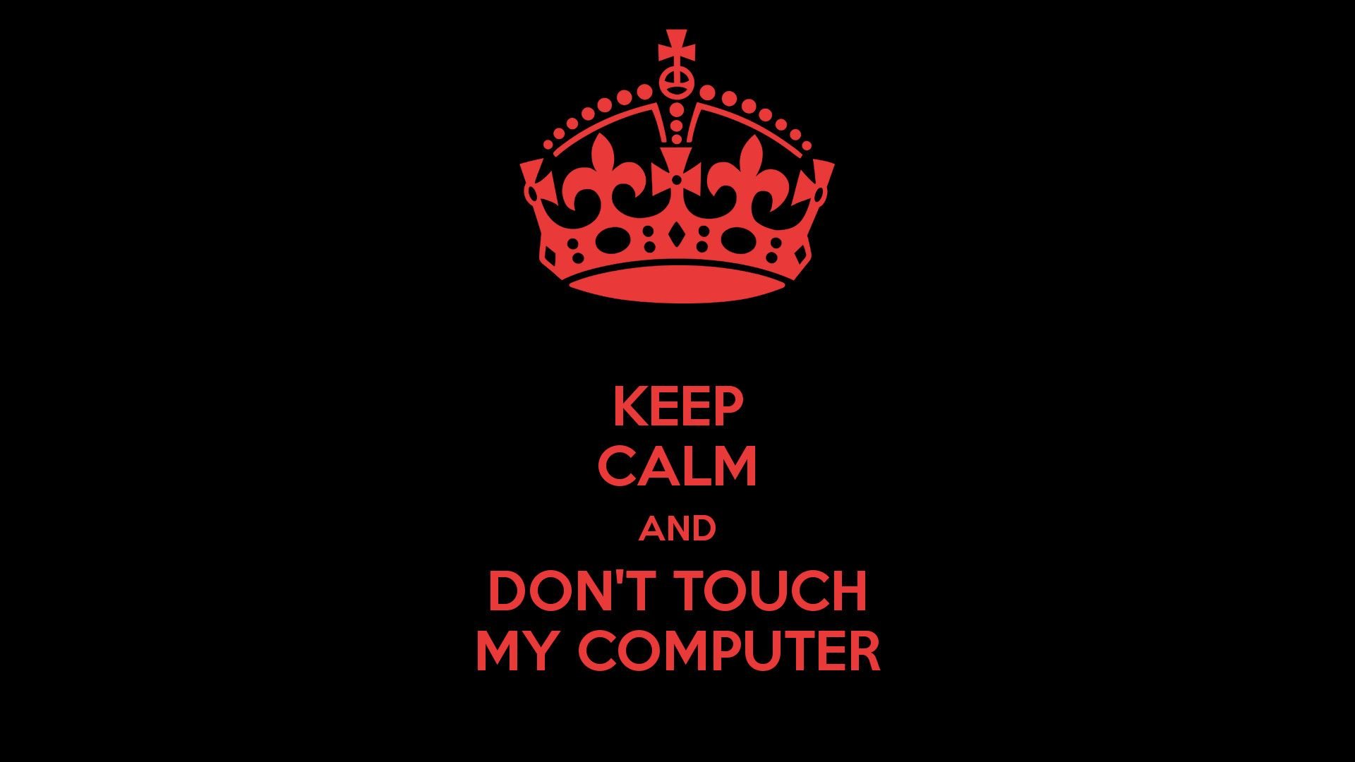 Don'T Touch My Laptop Muggle Wallpapers