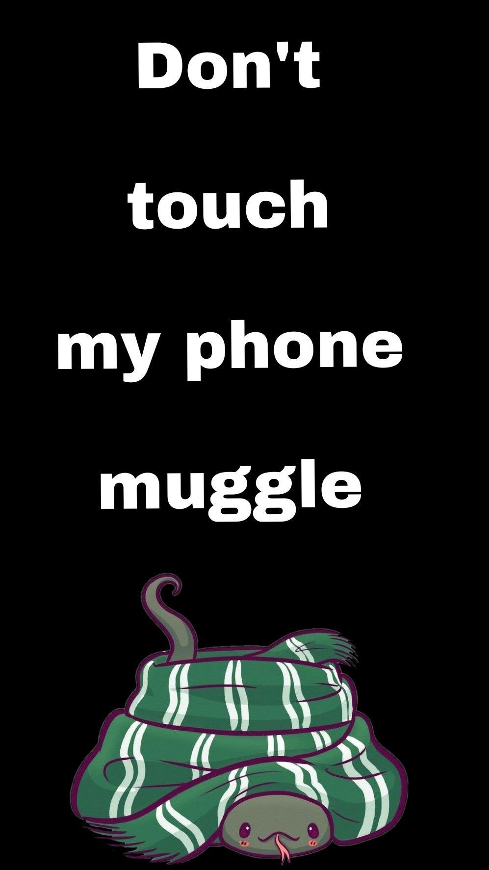 Don'T Touch My Laptop Muggle Wallpapers