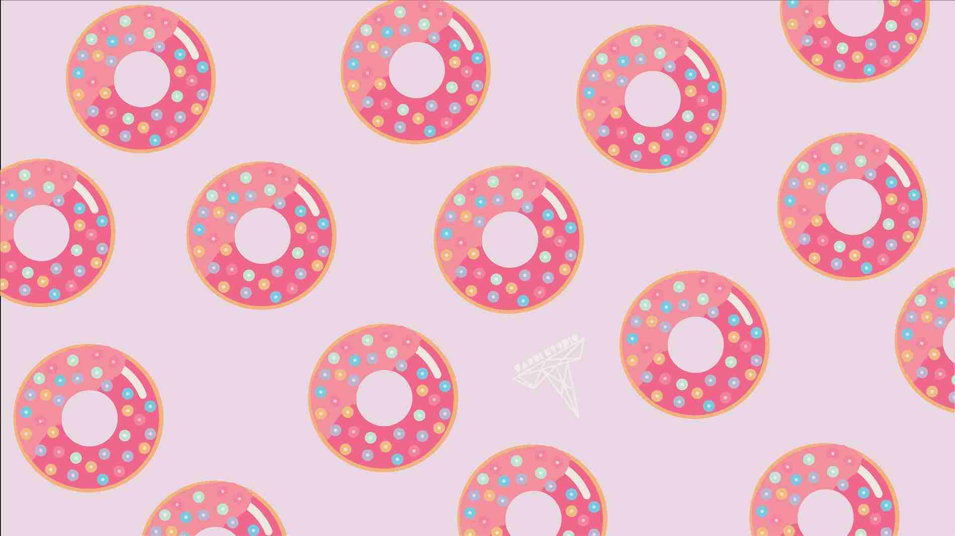 Donut Drip Design Wallpapers