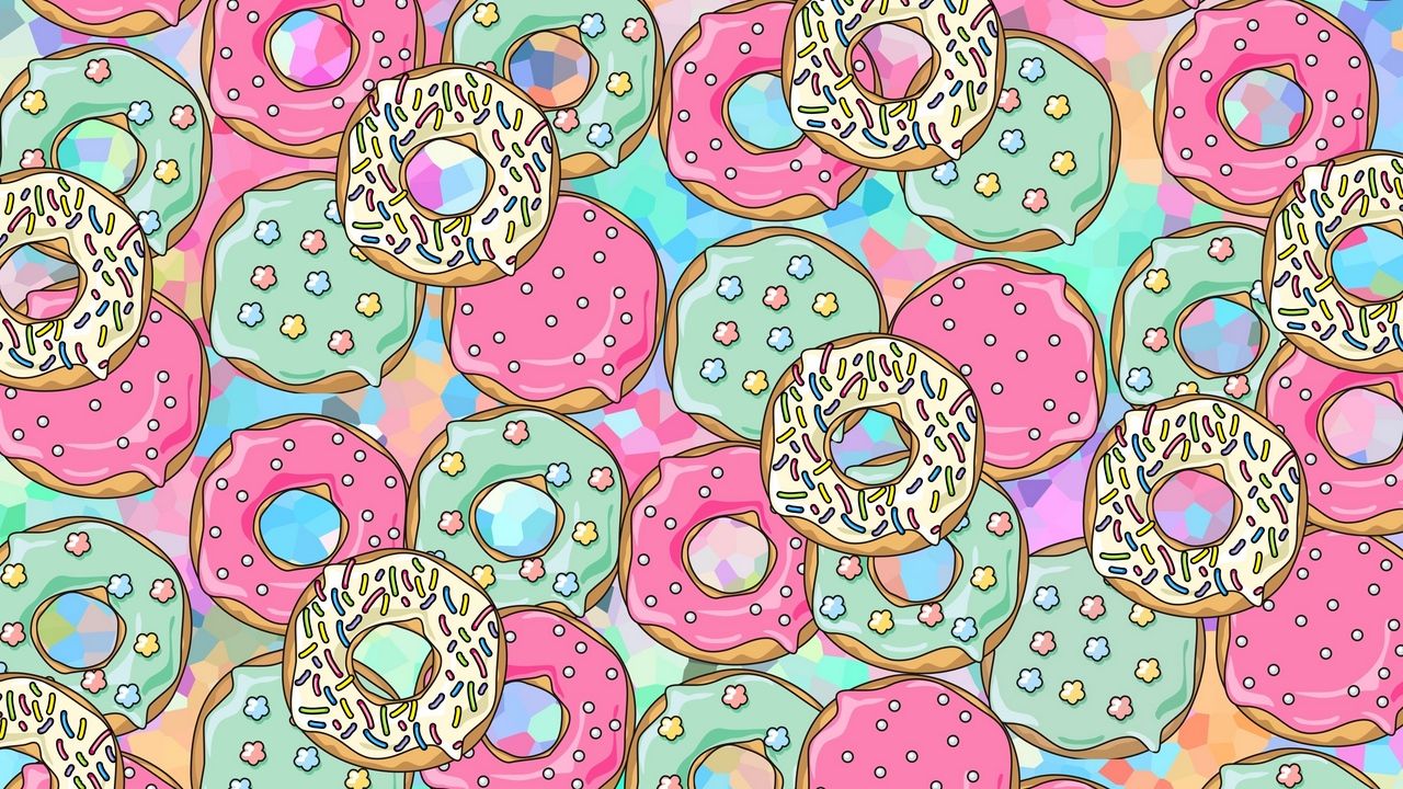 Donut Pattern Wallpapers