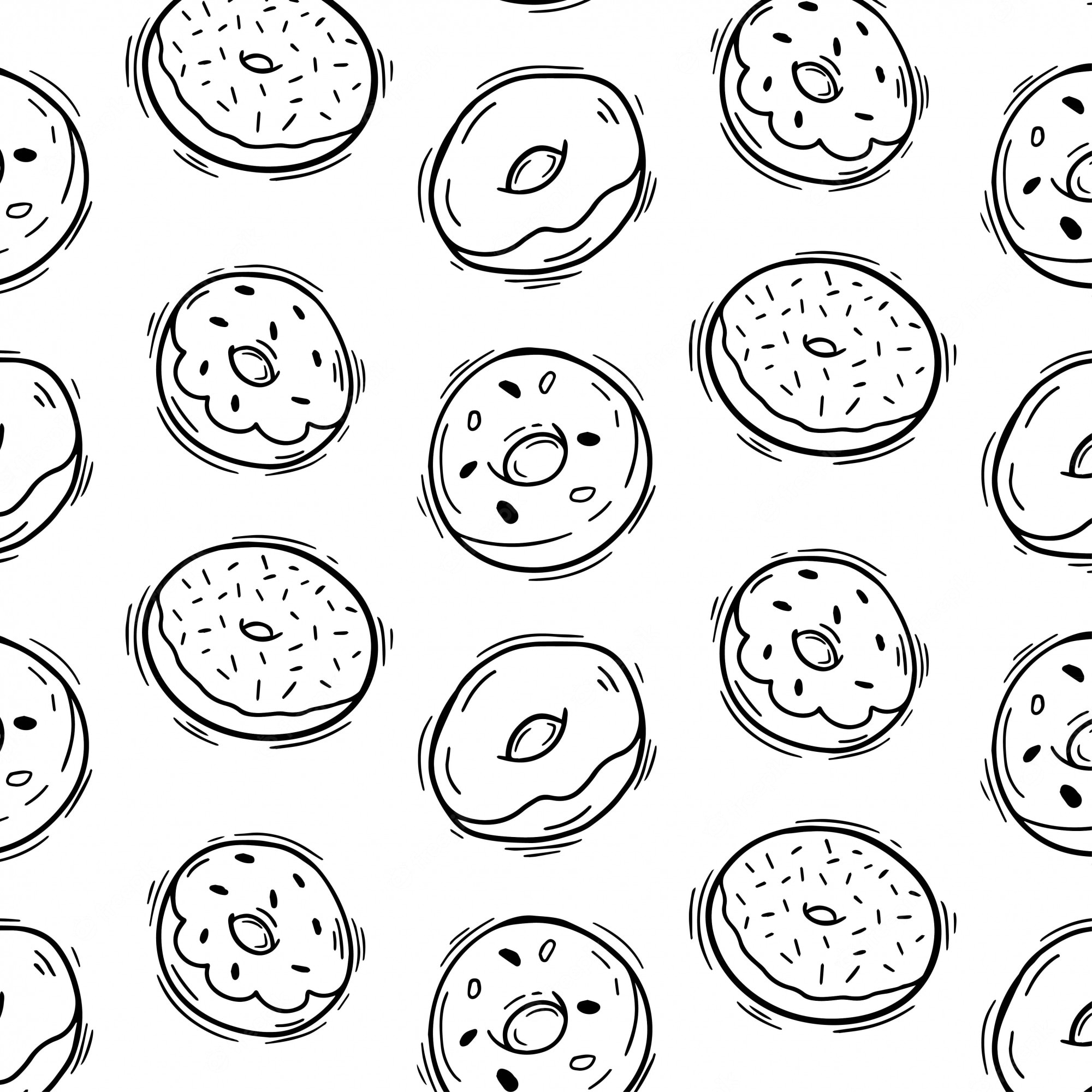 Donut Pattern Wallpapers