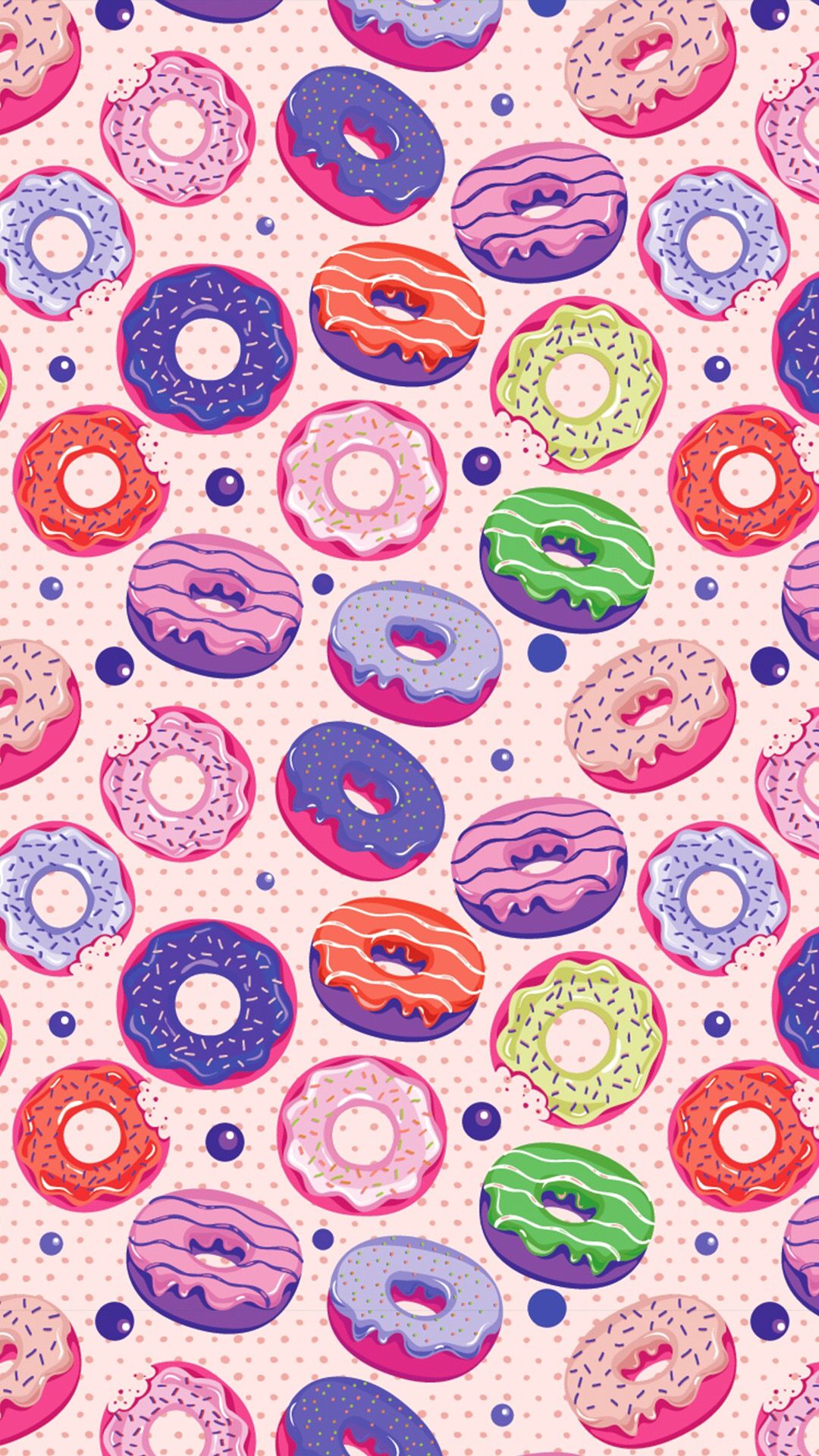 Donut Pattern Wallpapers