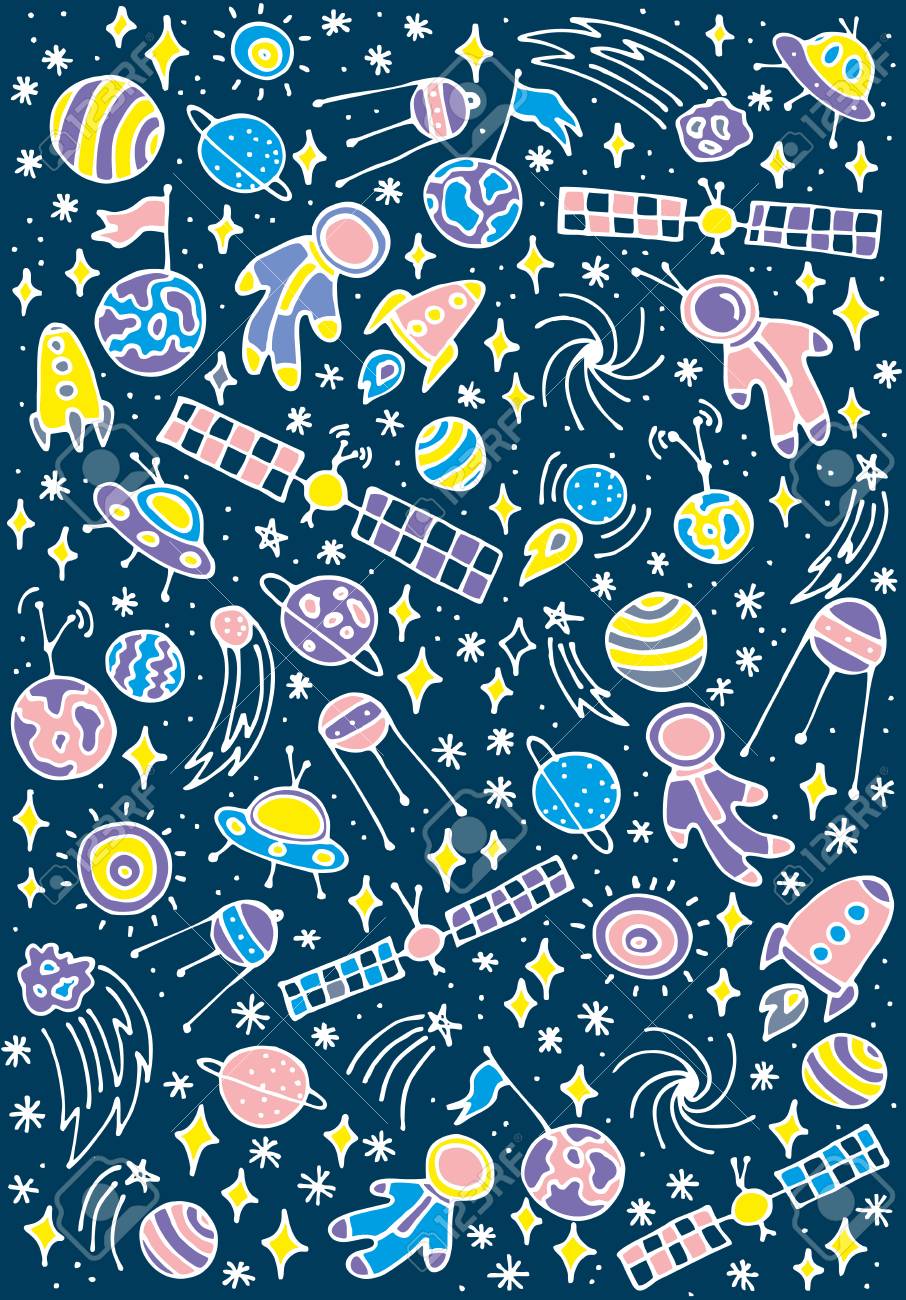 Doodle Space Wallpapers