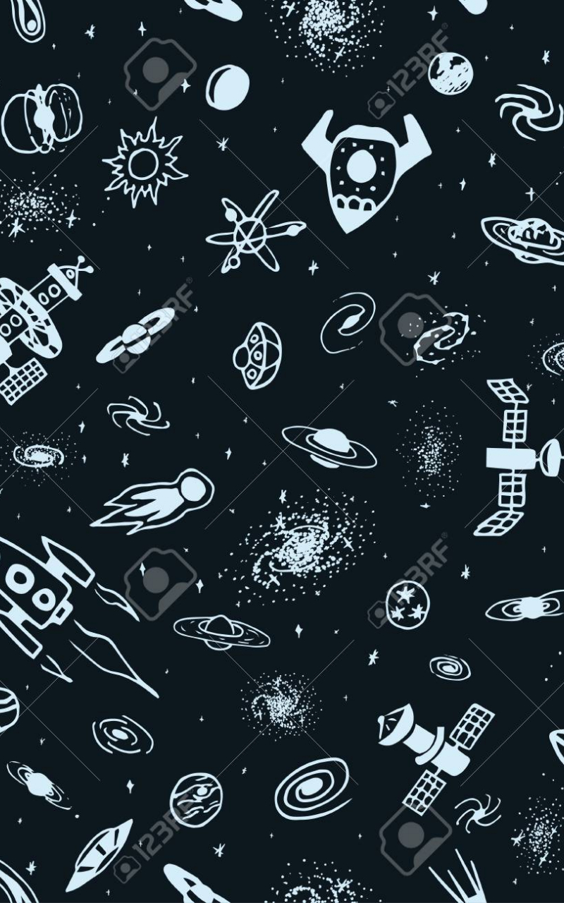 Doodle Space Wallpapers