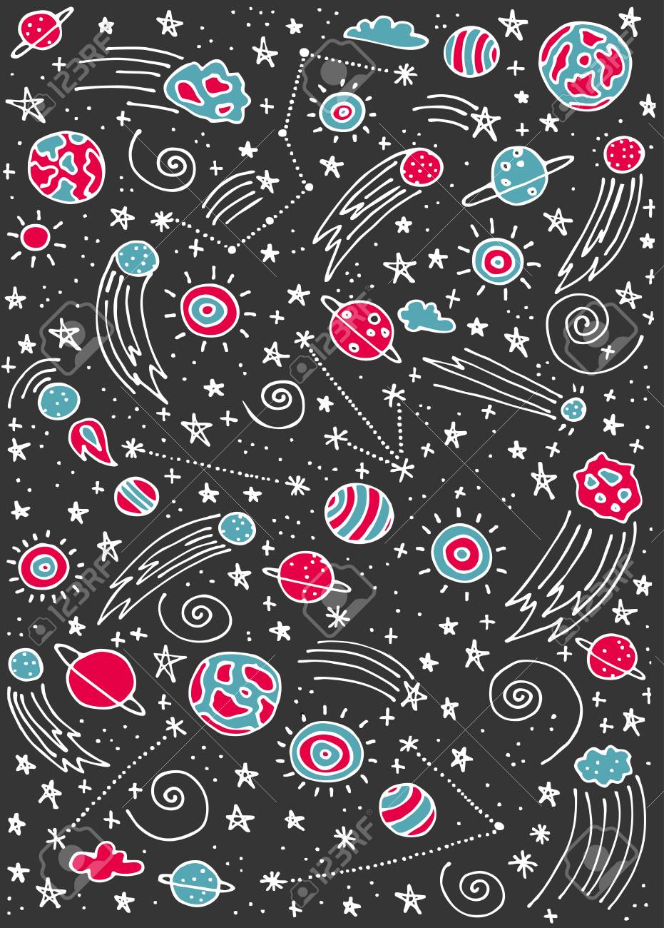 Doodle Space Wallpapers