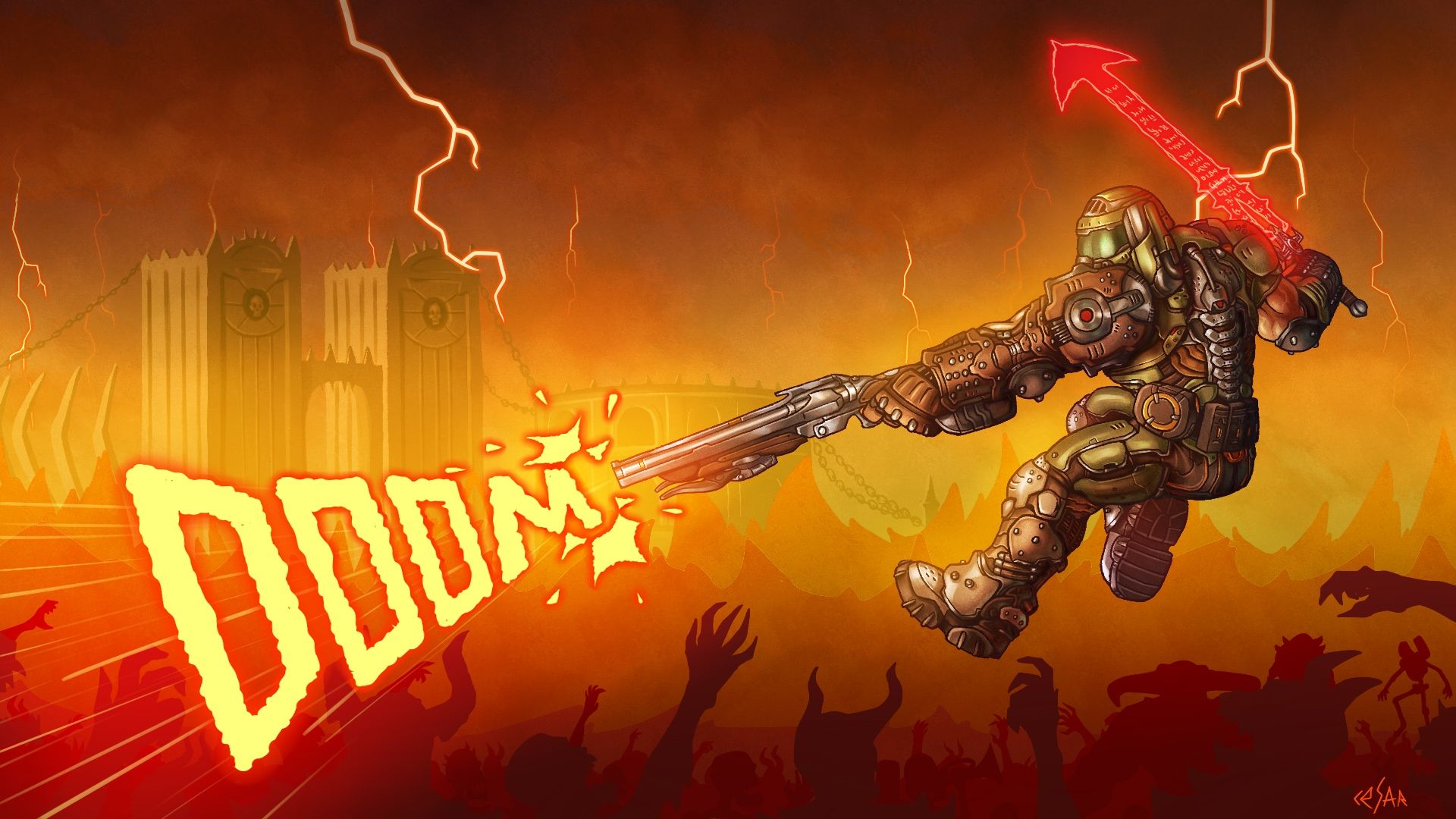 Doom Eternal Fan Art Wallpapers