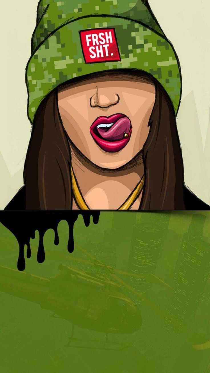 Dope Girl Cartoons Wallpapers