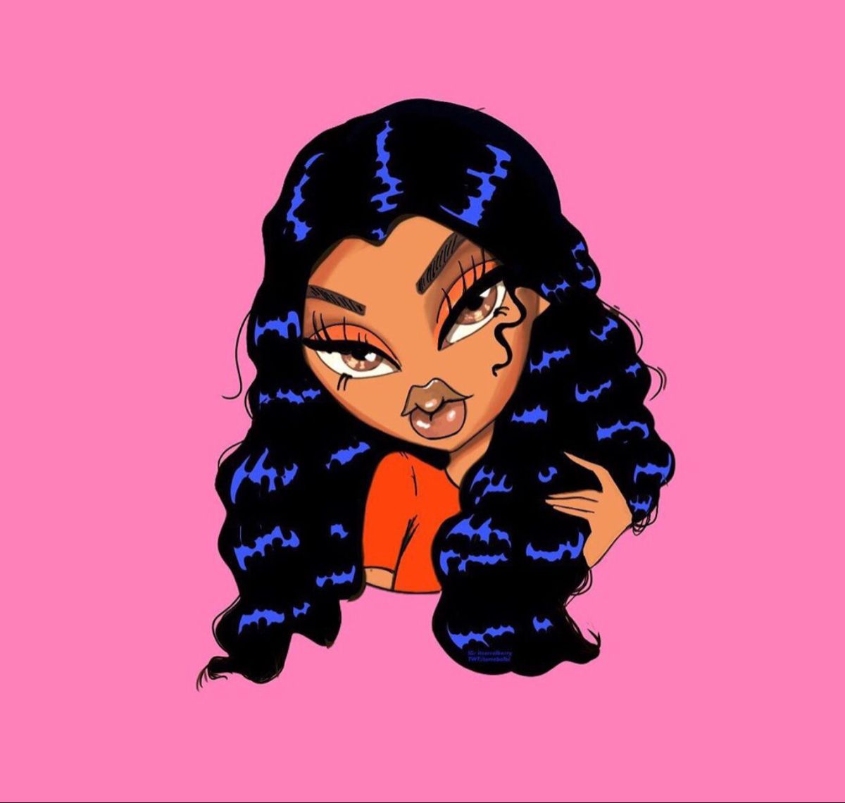 Dope Girl Cartoons Wallpapers