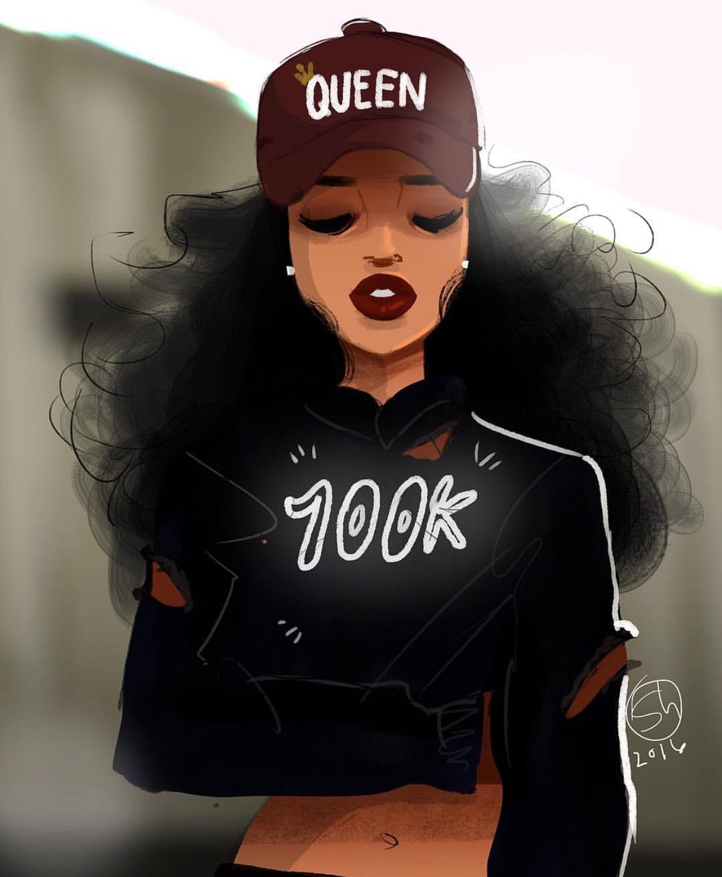 Dope Girl Drawings Wallpapers