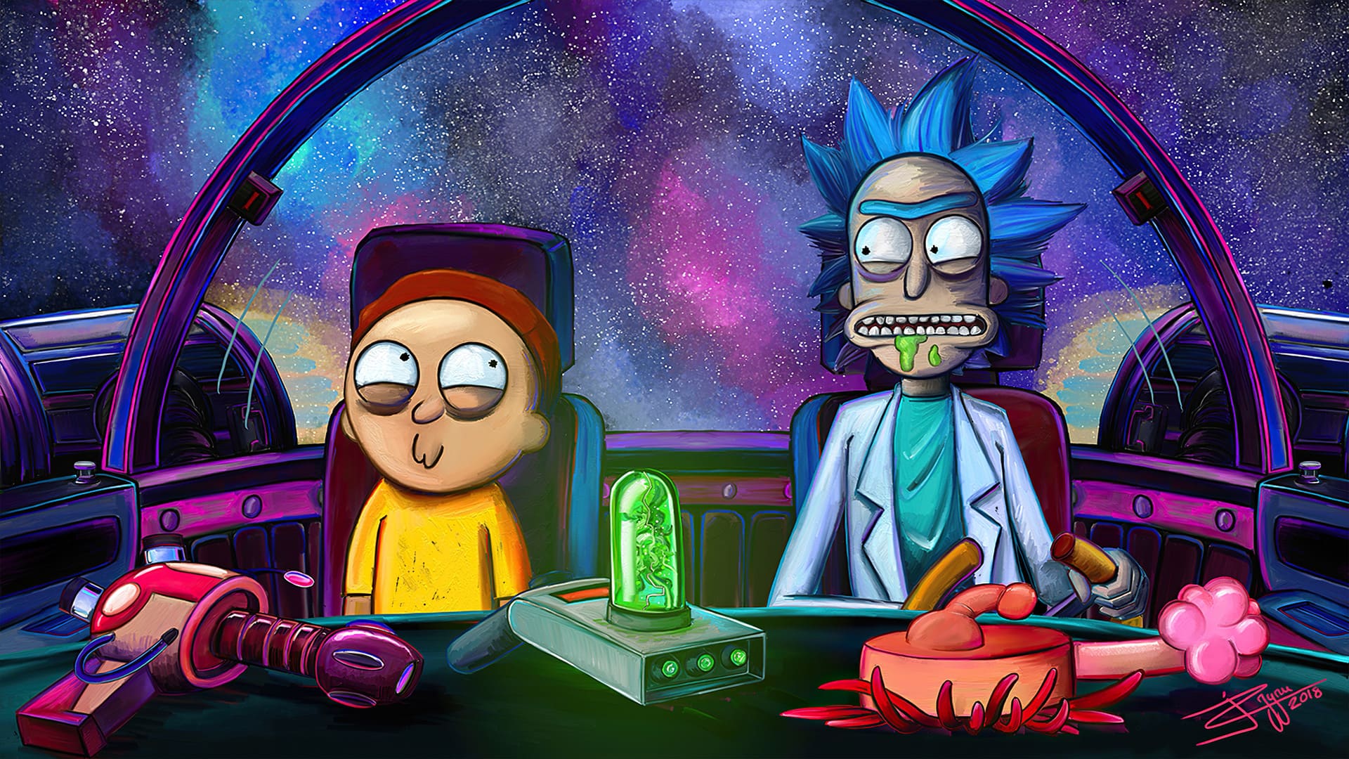 Dope Rick And Morty Wallpapers