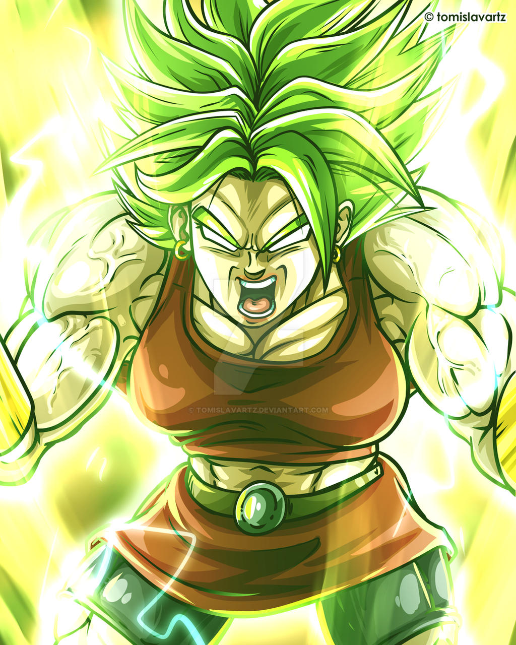 Dragon Ball Super Kale Fanart Wallpapers