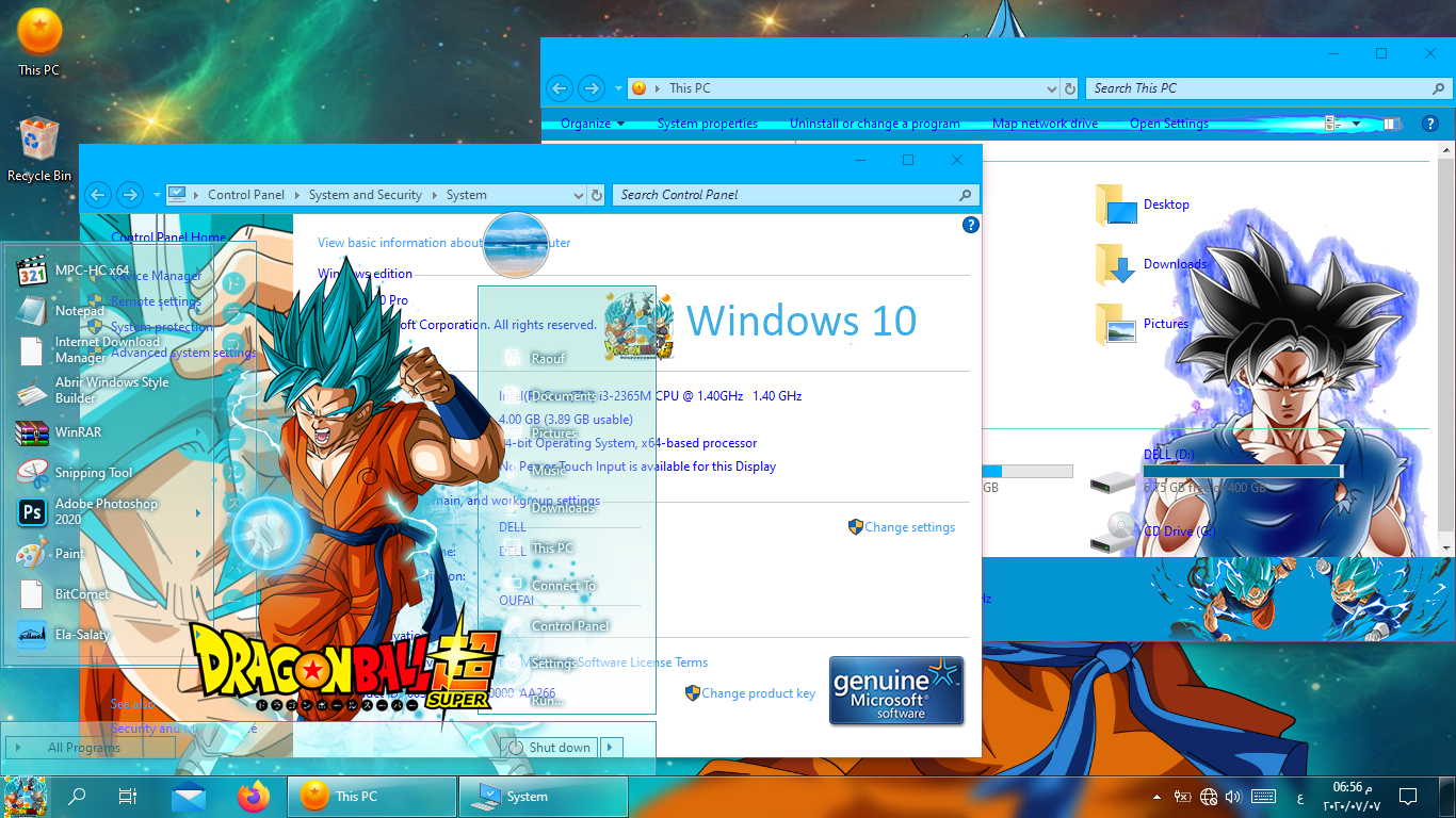 Dragon Ball Z Windows 10 Theme Wallpapers