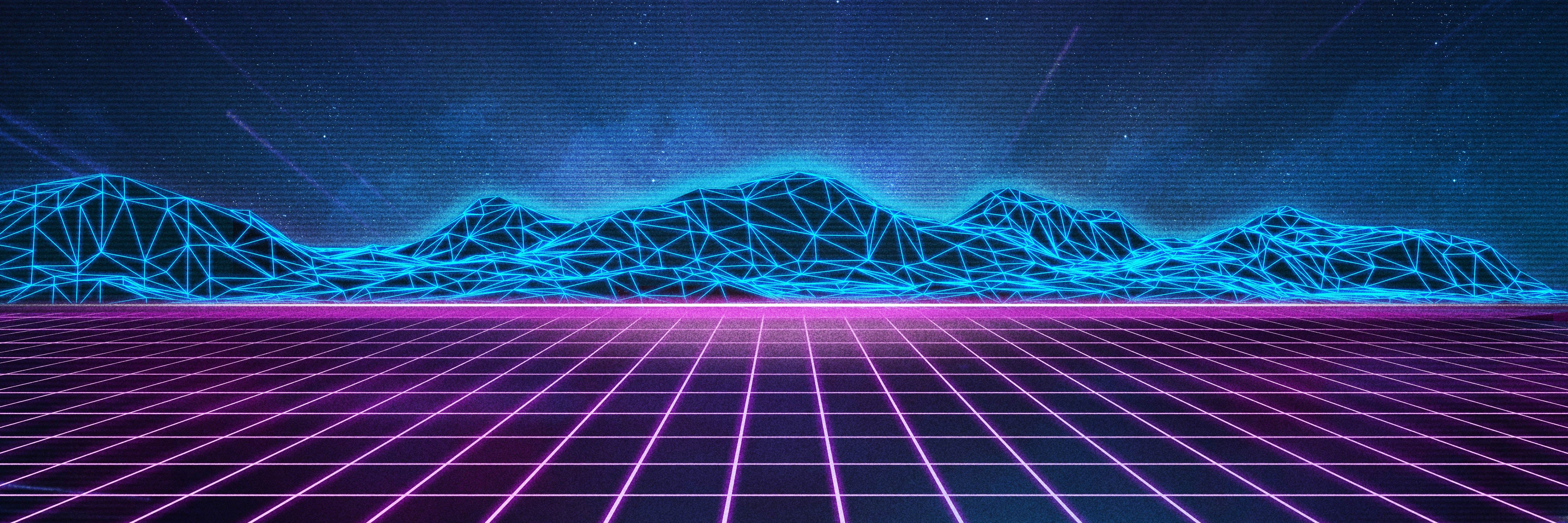 Dual Monitor Vaporwave Wallpapers