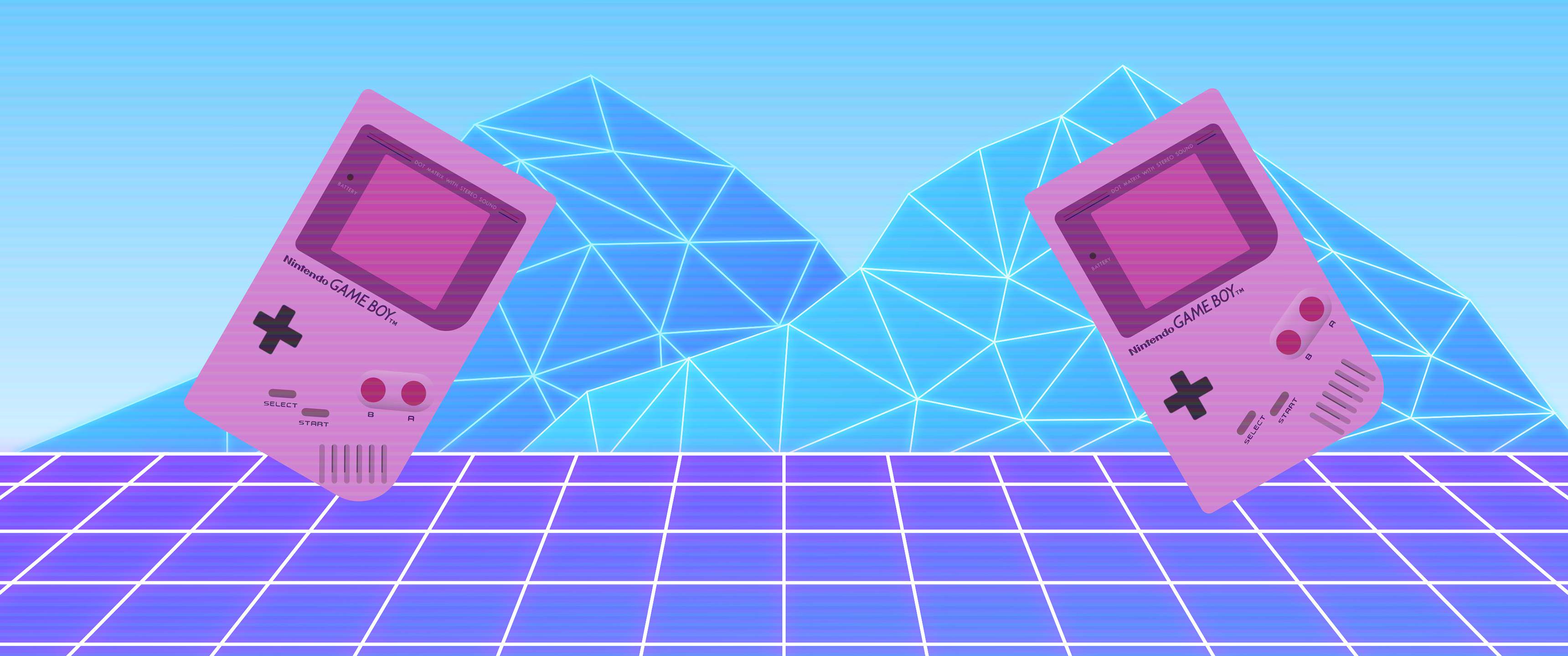 Dual Monitor Vaporwave Wallpapers