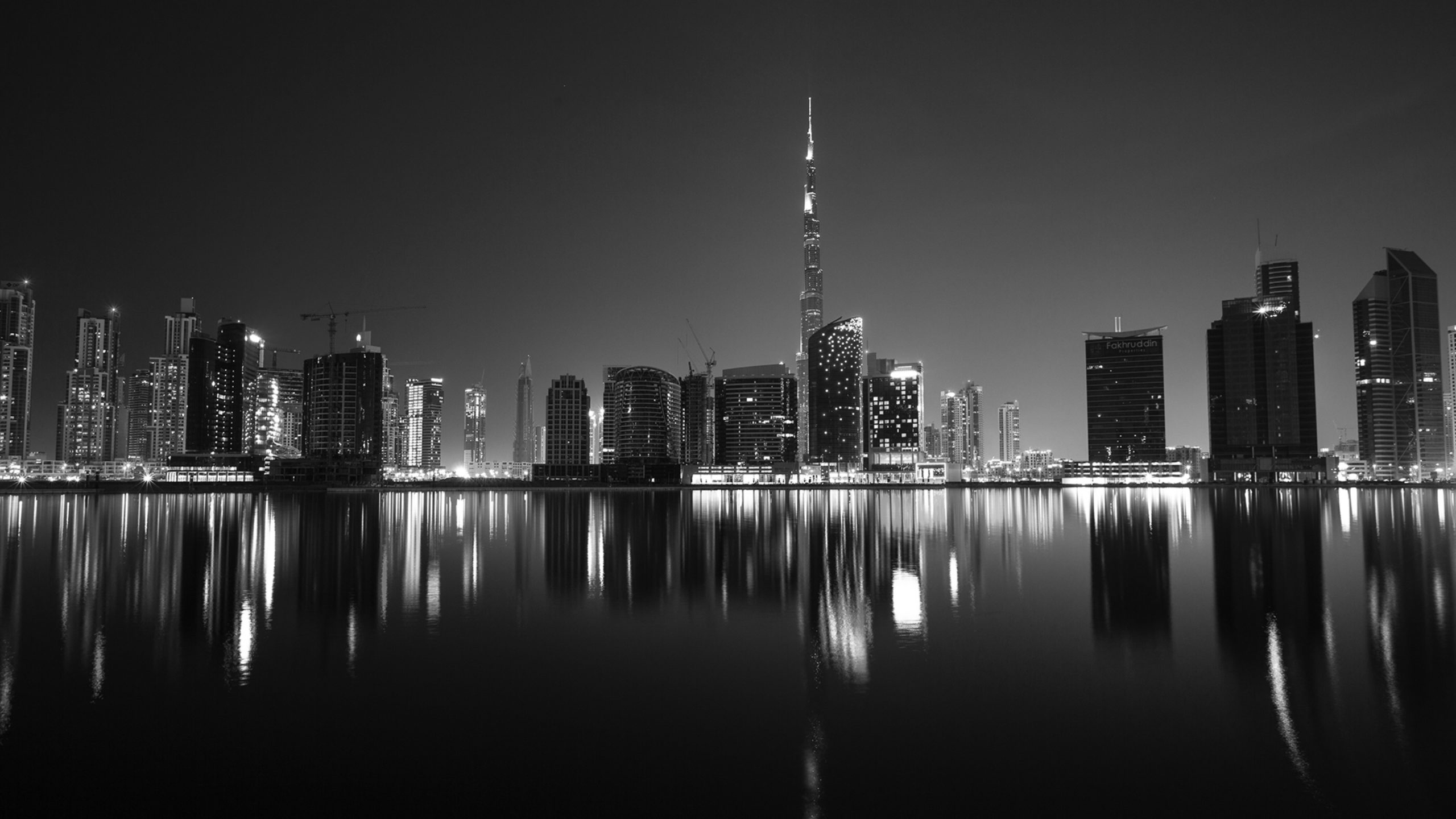 Dubai Black And White Wallpapers