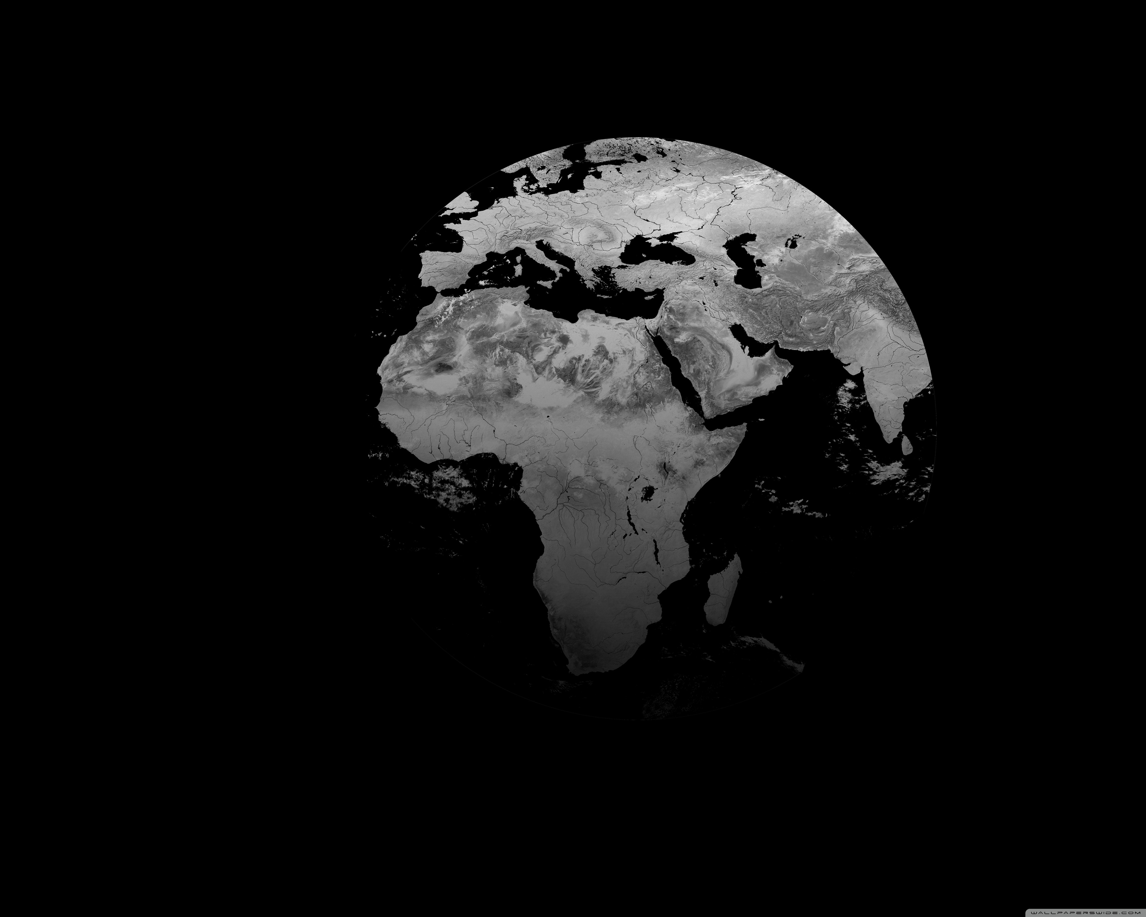 Earth Black And White Wallpapers