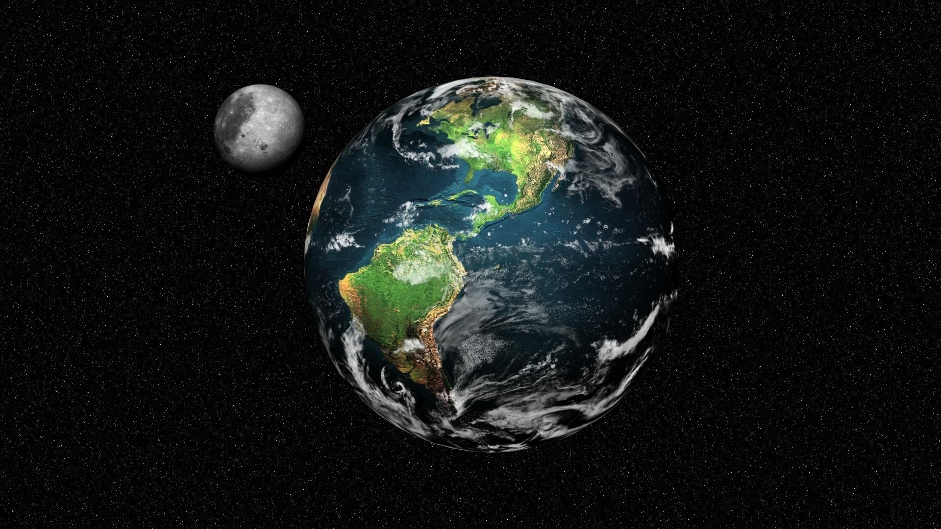 Earth Moon Wallpapers