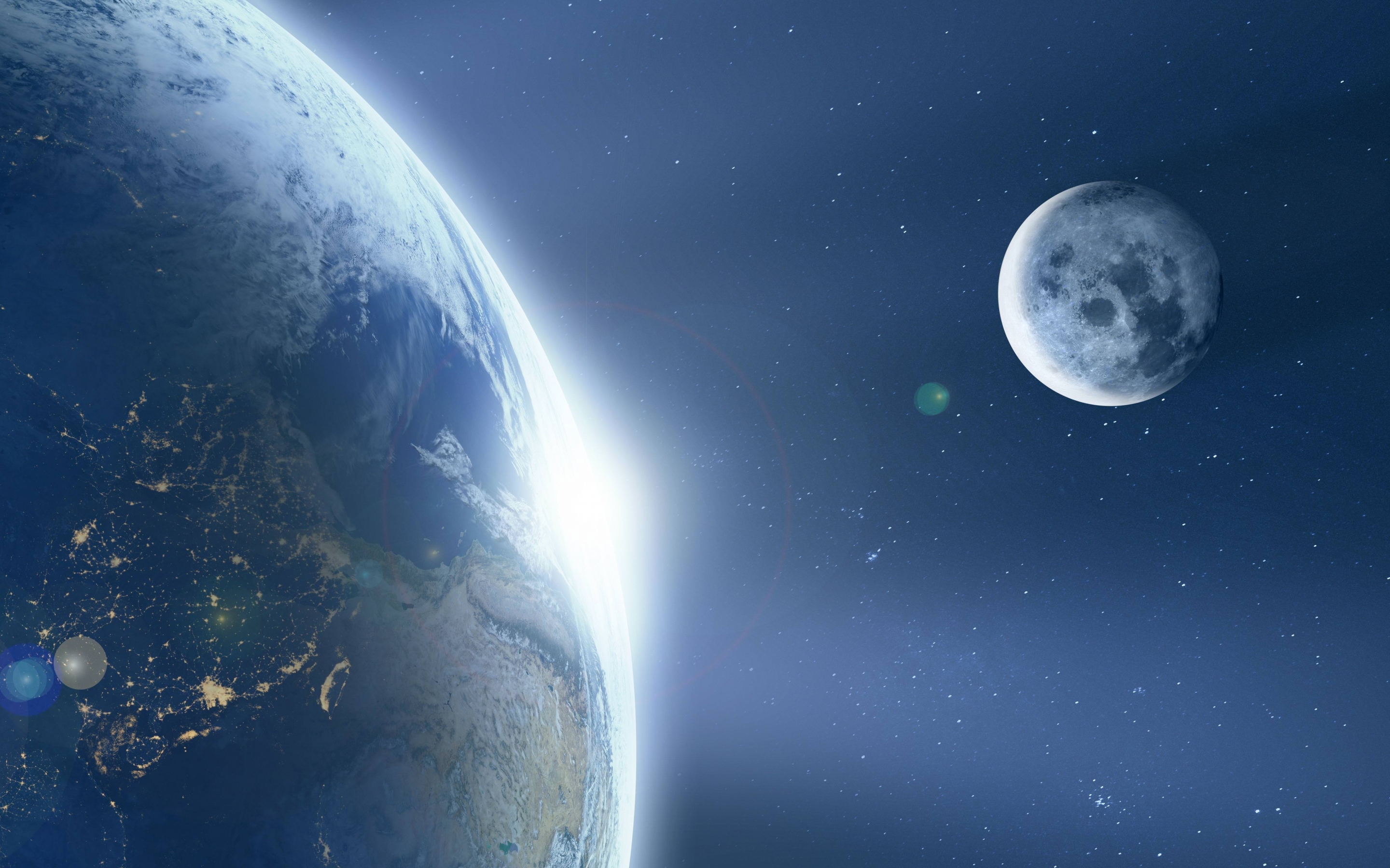 Earth Moon Wallpapers