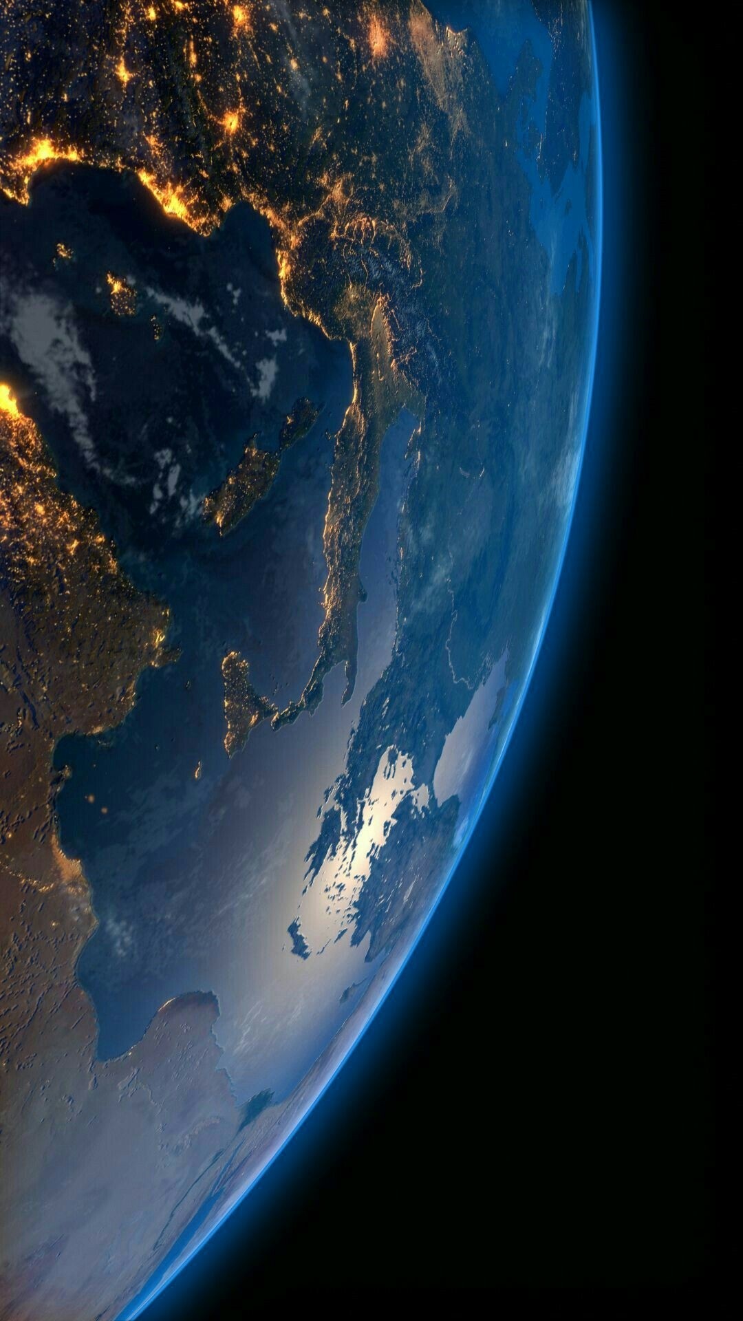 Earth With Lights Wallpapers