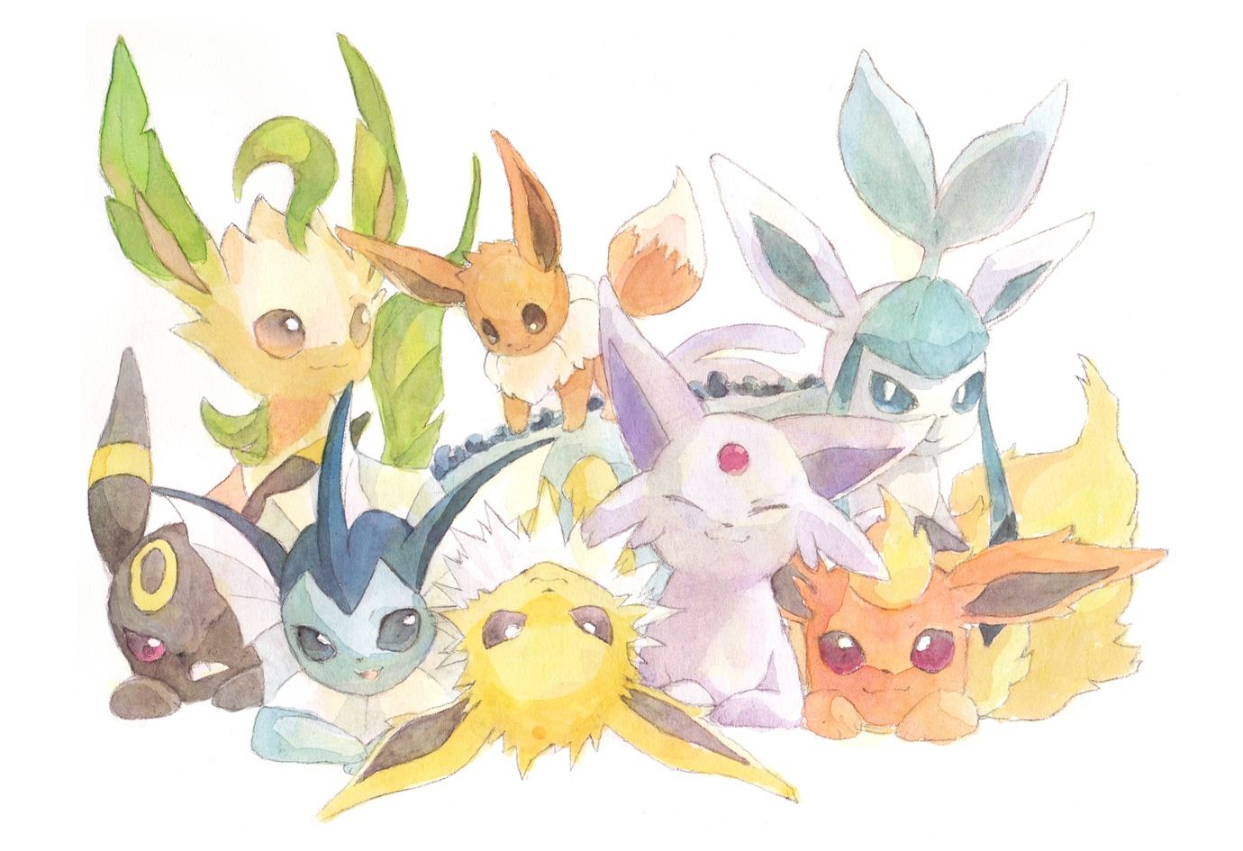 Eevee Evolution Kawaii Wallpapers