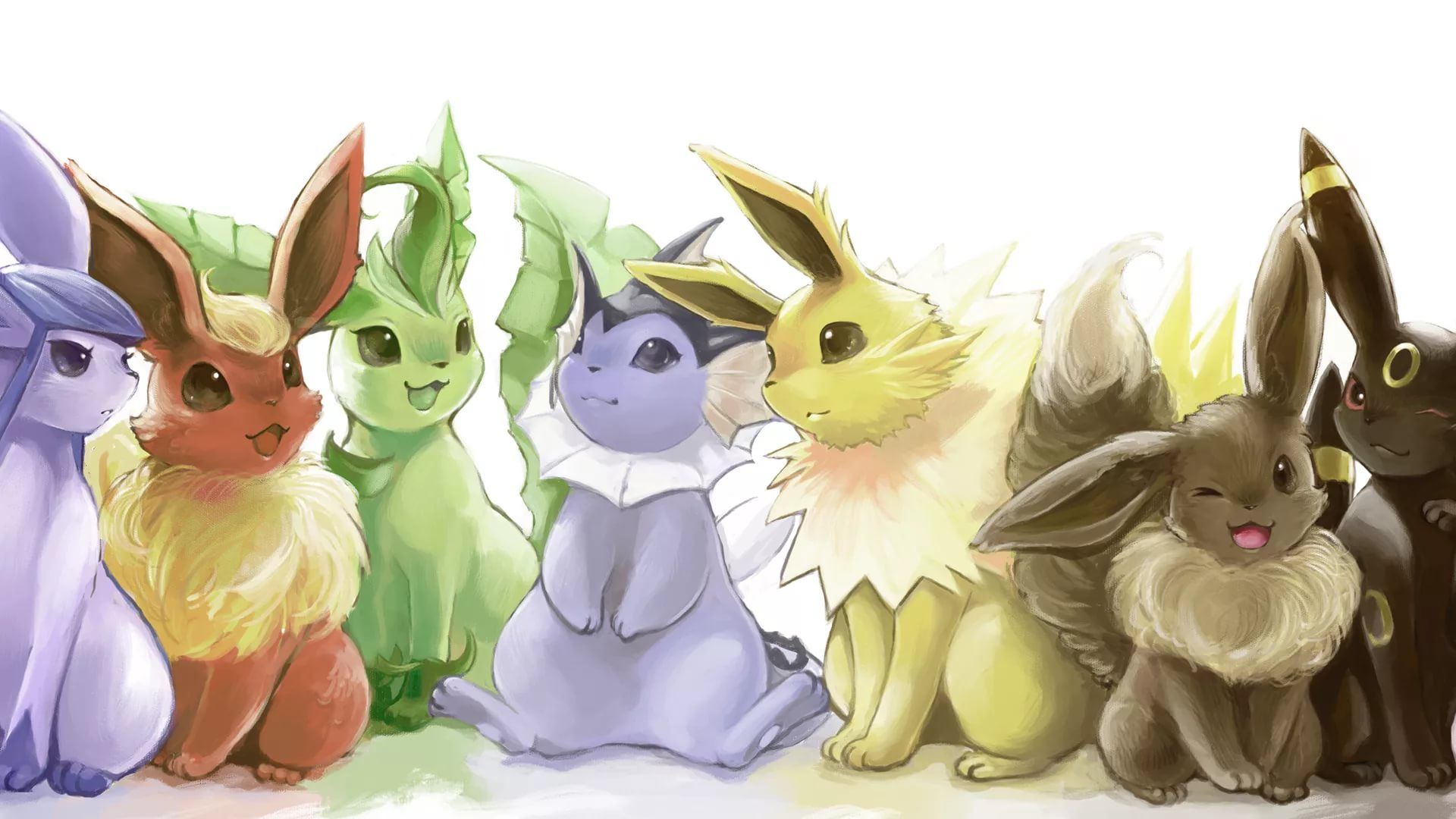 Eevee Evolution Kawaii Wallpapers