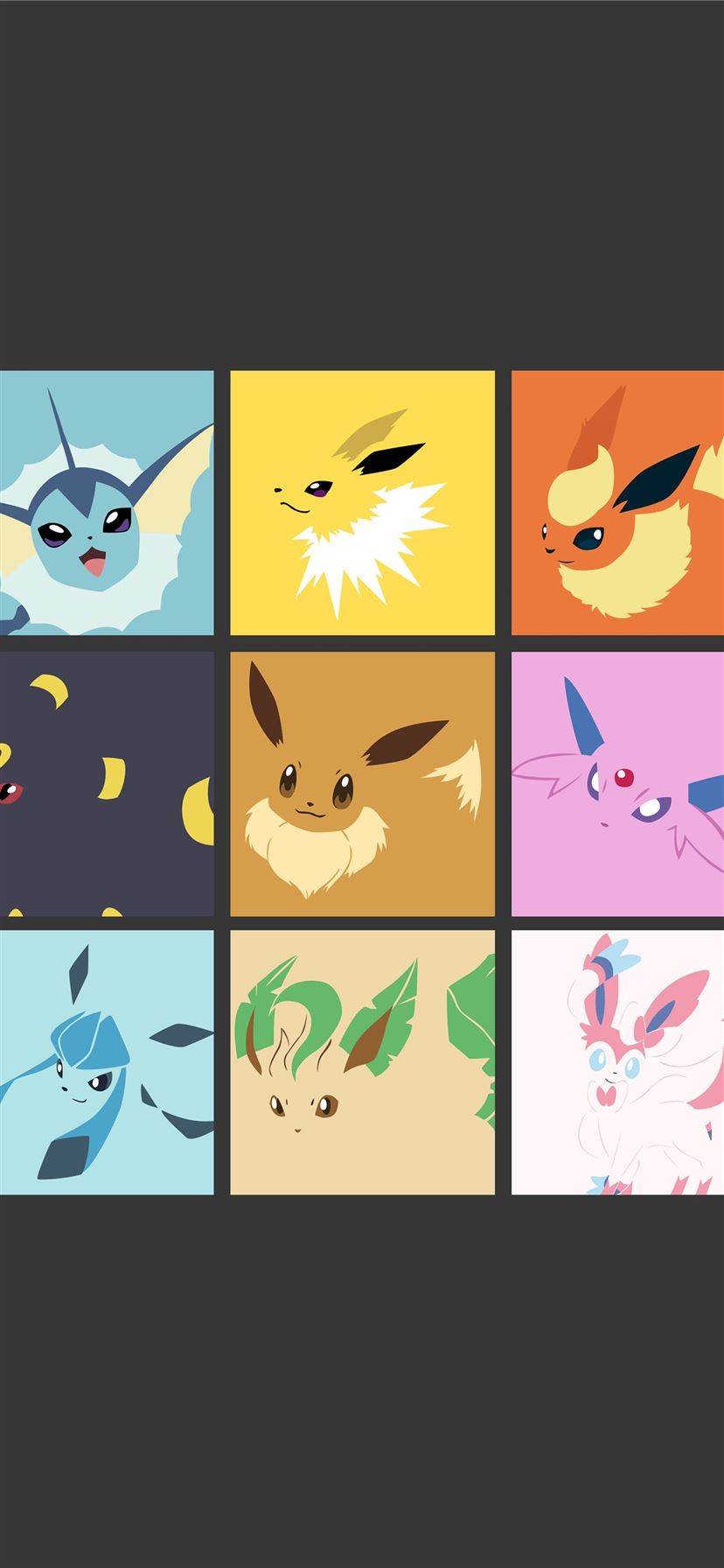 Eeveelutions Chibi Wallpapers