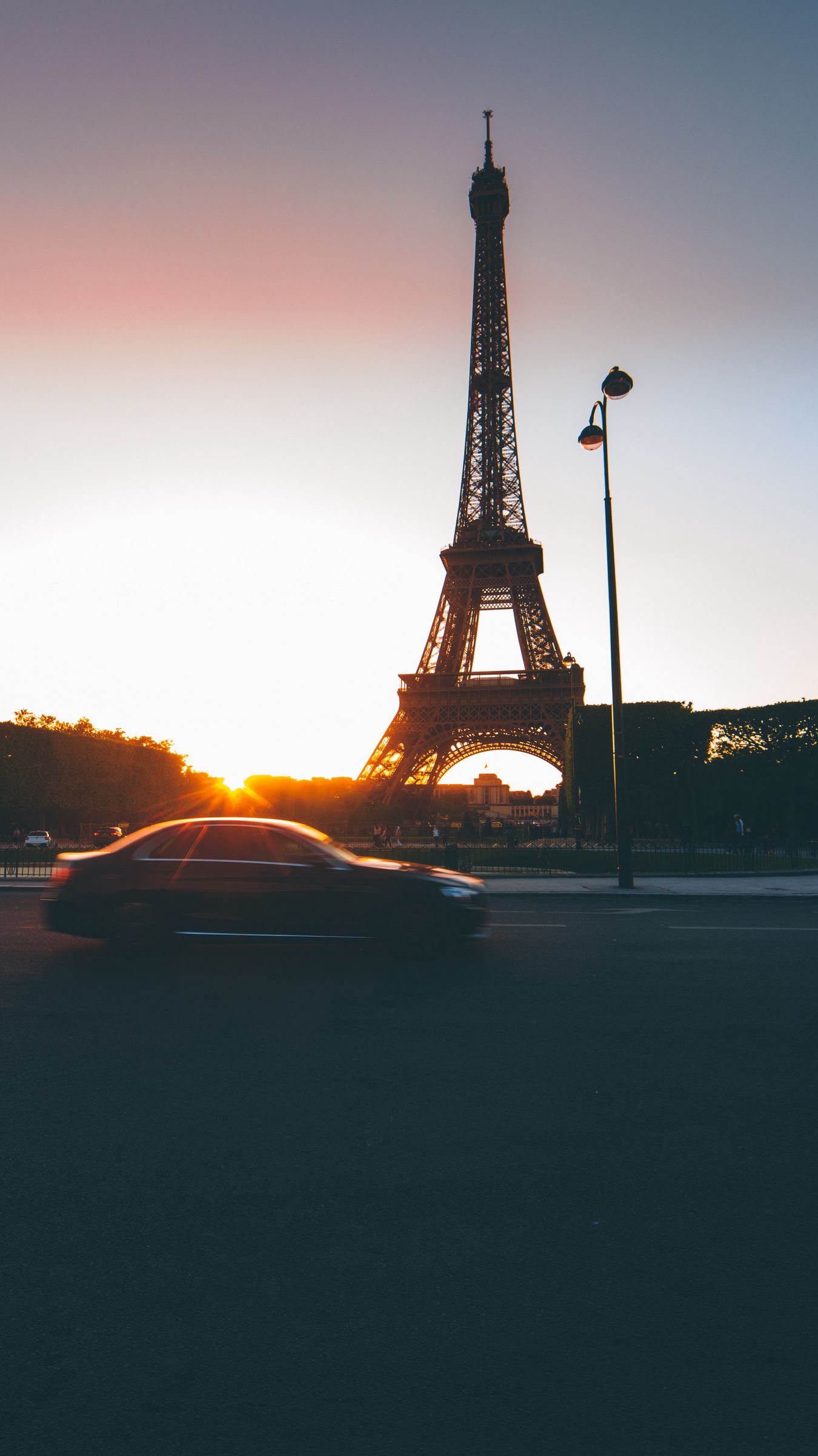 Eiffel Tower Sunset Wallpapers