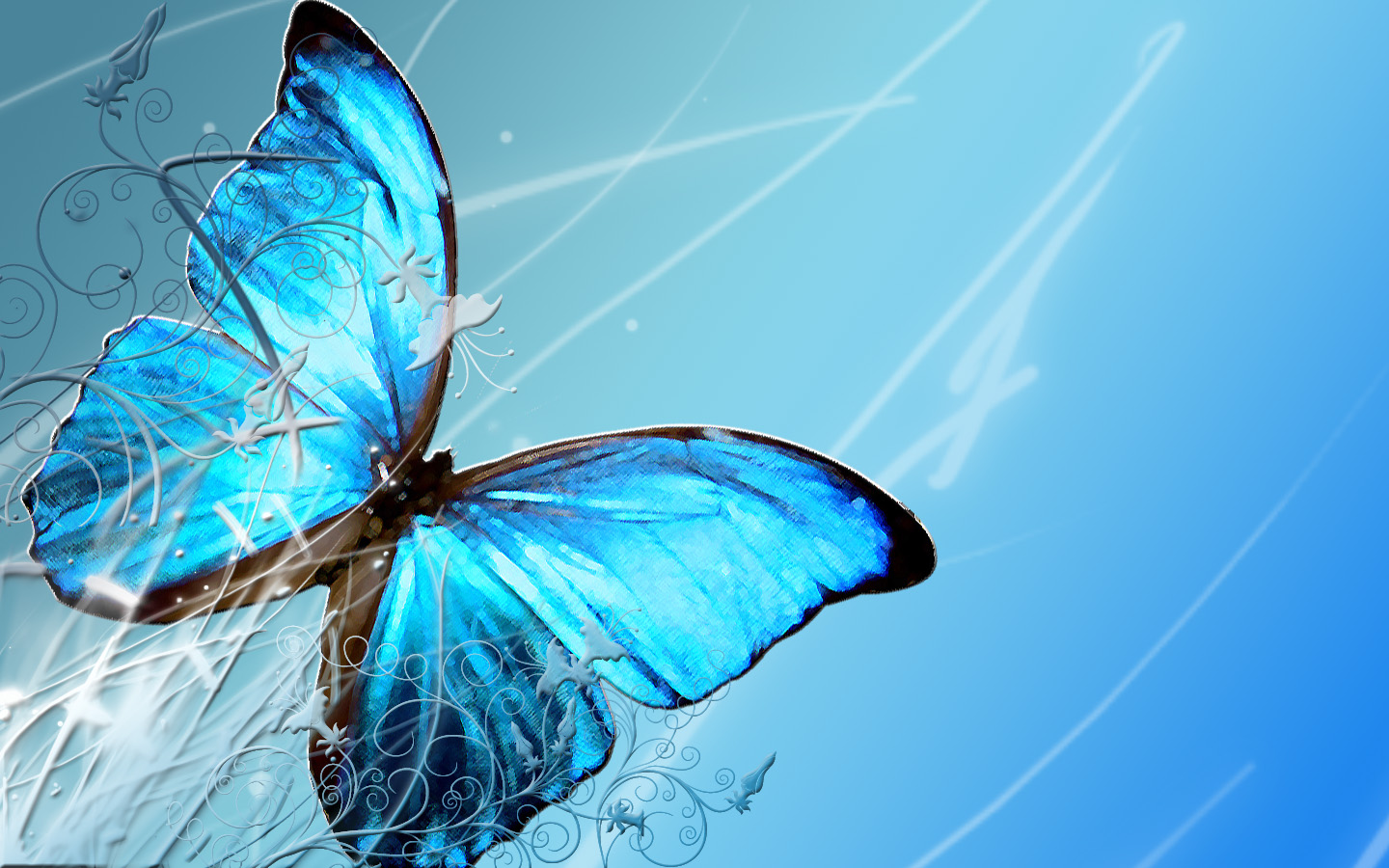 Electric Butterfly Wallpapers