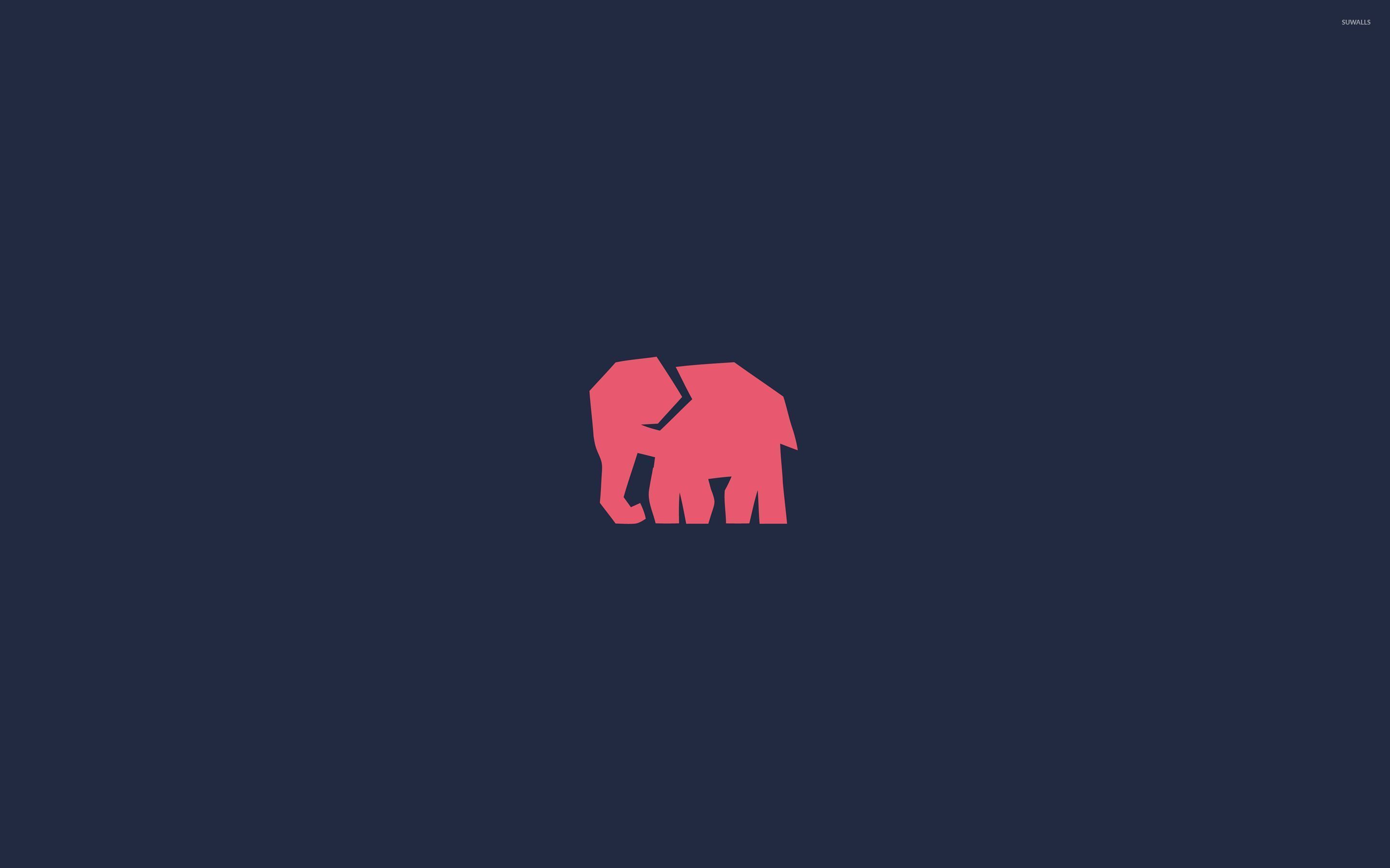 Elephant Minimalist Wallpapers