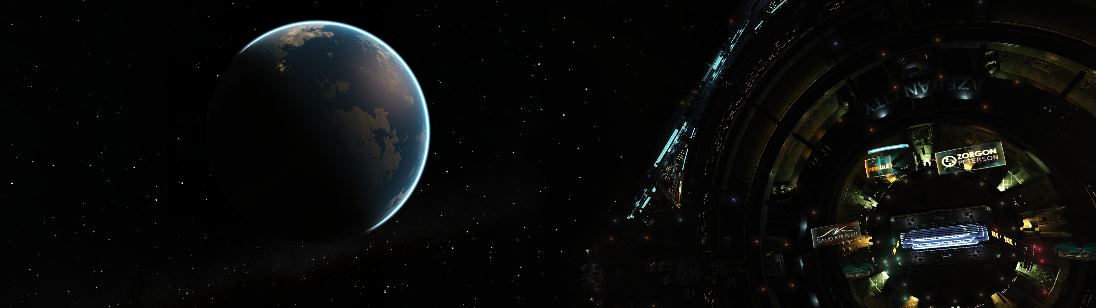 Elite Dangerous Dual Monitor Wallpapers