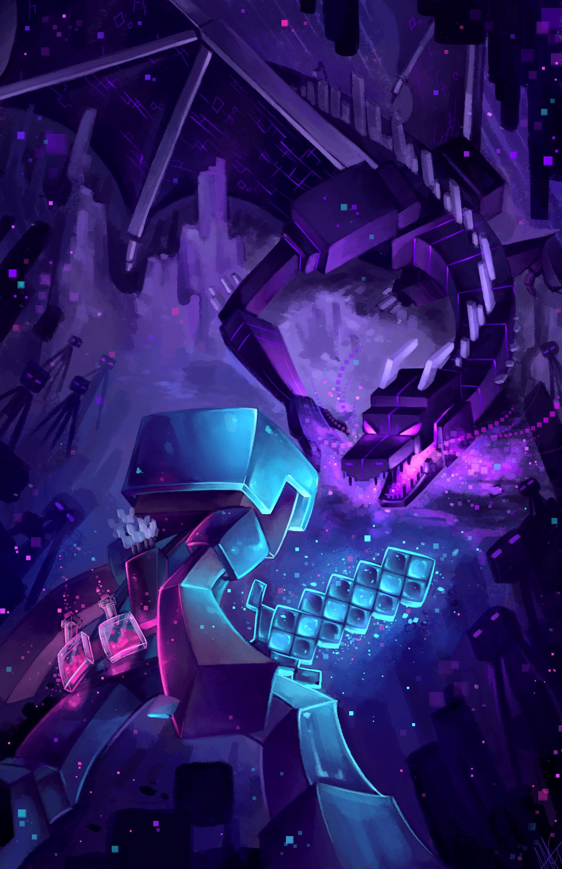 Ender Dragon Art Wallpapers