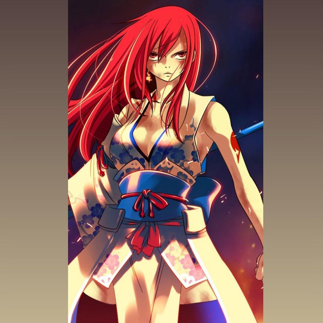 Erza Scarlet Phone Wallpapers