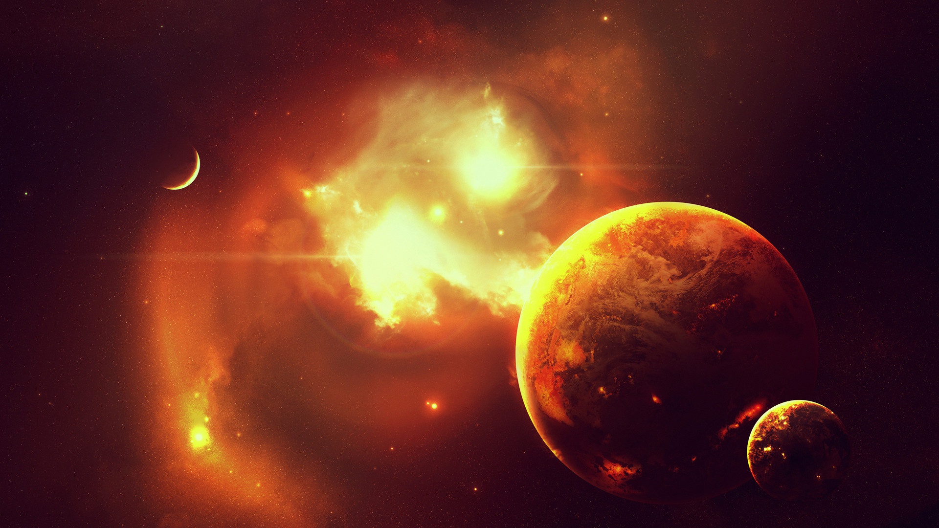 Exploding Planet Wallpapers