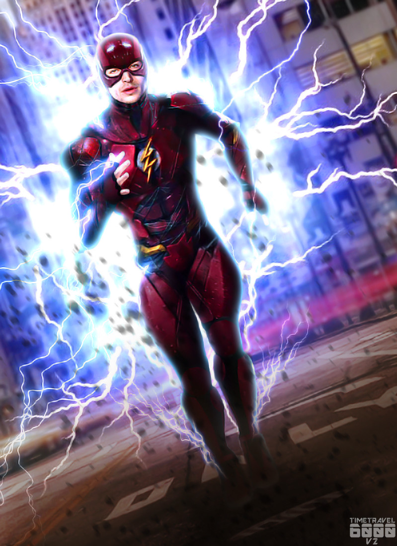 Ezra Miller Flash Art Wallpapers