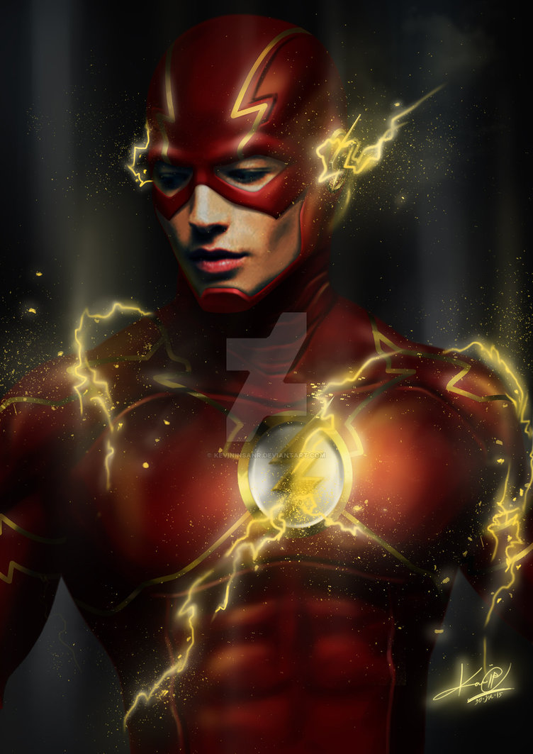 Ezra Miller Flash Art Wallpapers