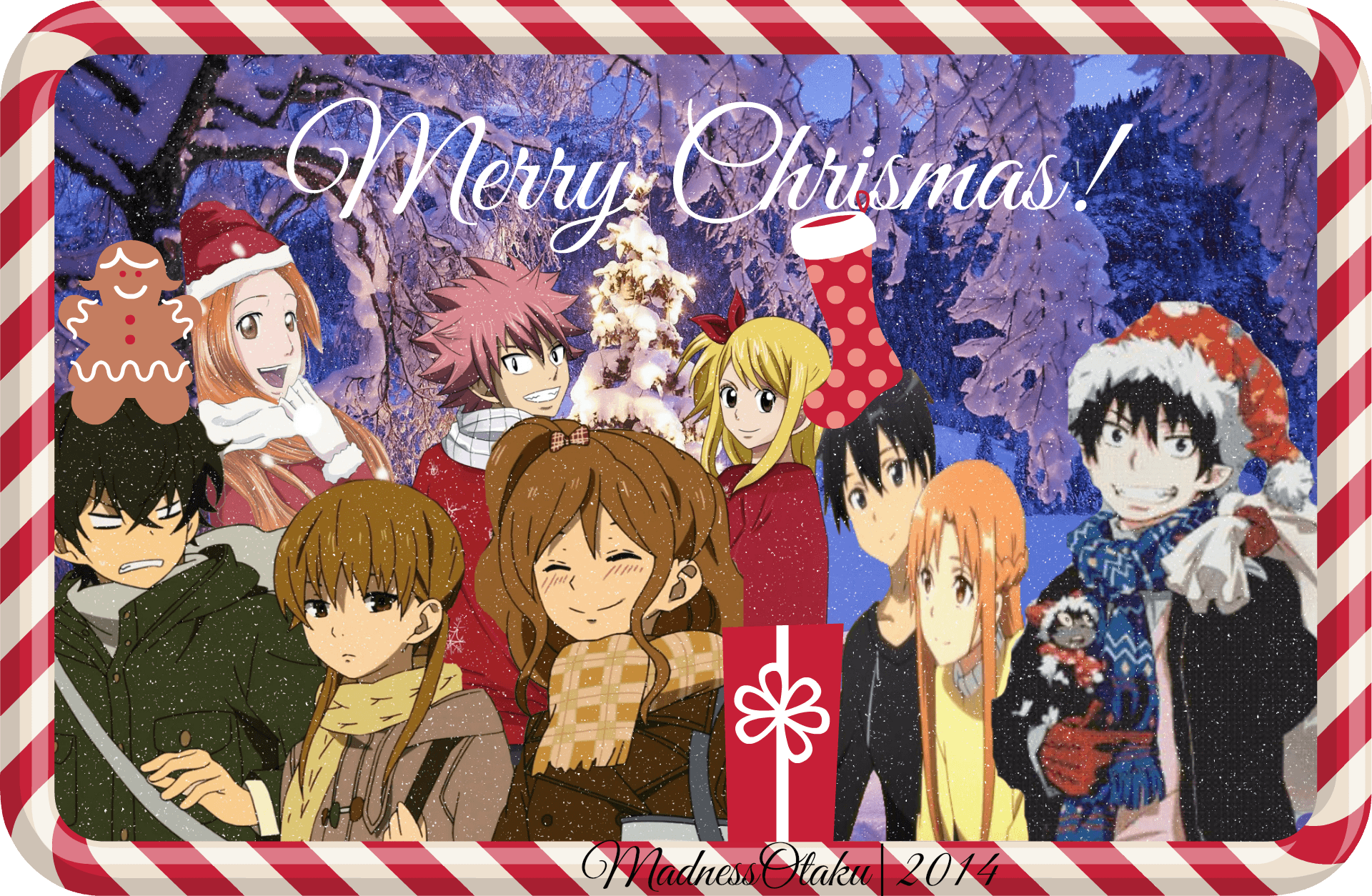 Fairy Tail Christmas Wallpapers