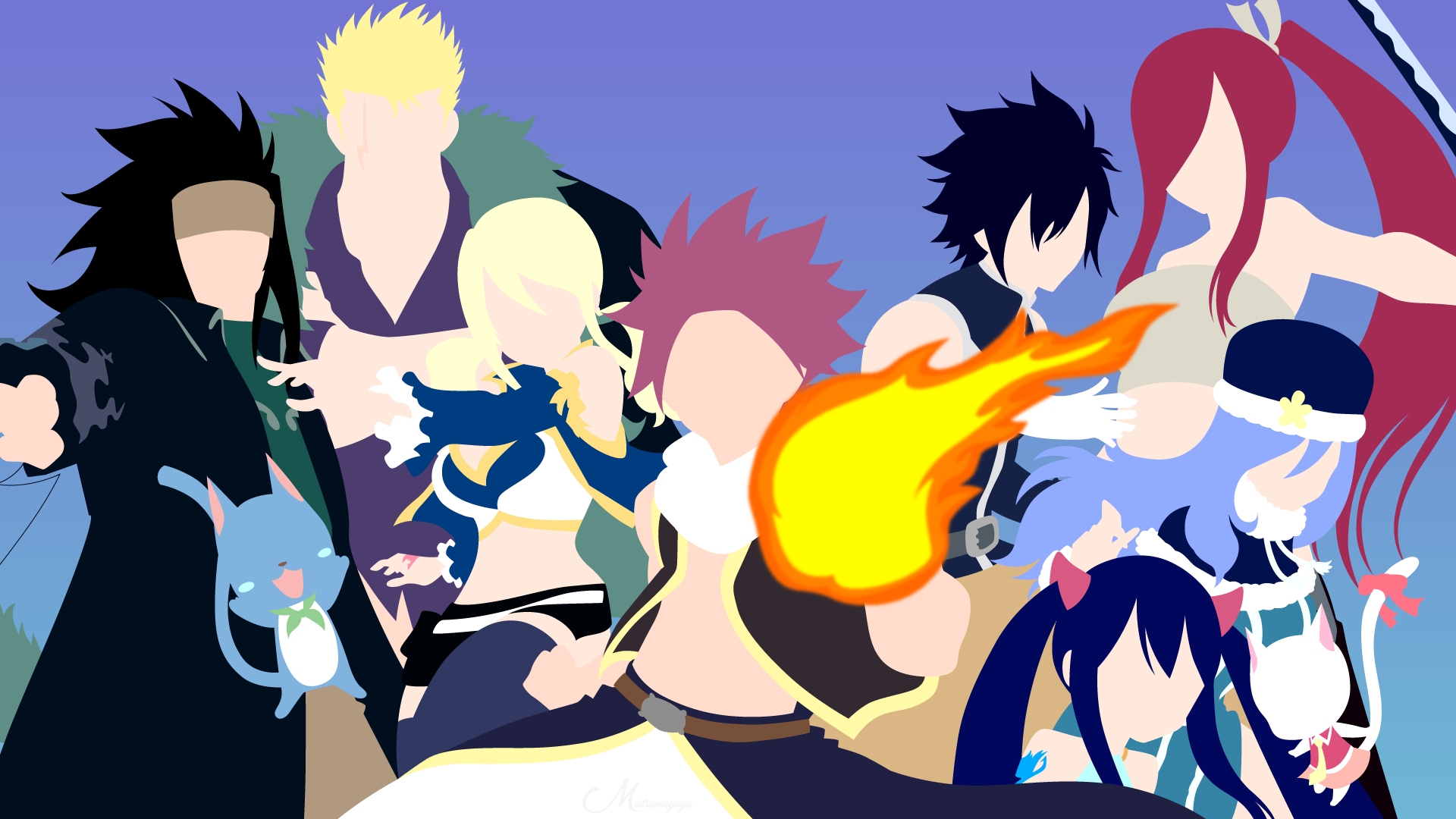 Fairy Tail Minimalist Wallpapers