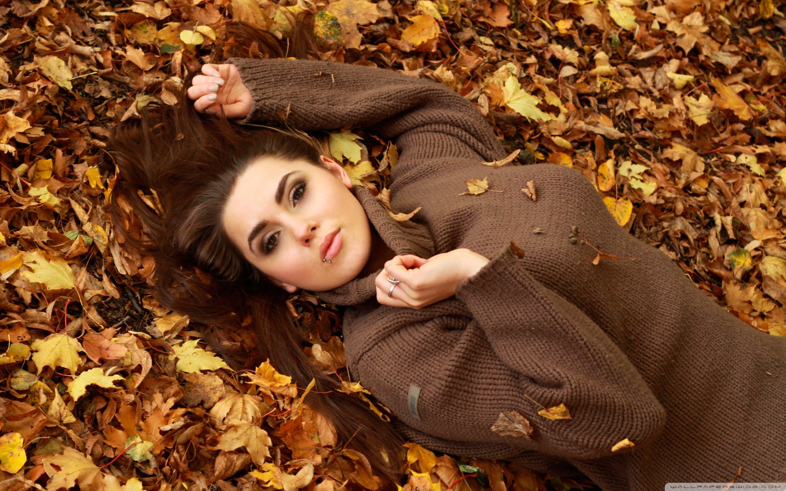 Fall Model Photography Wallpapers