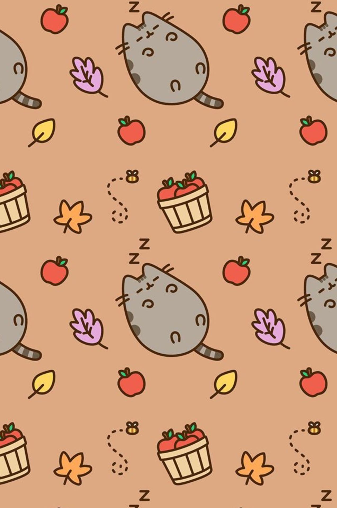 Fall Pusheen Wallpapers