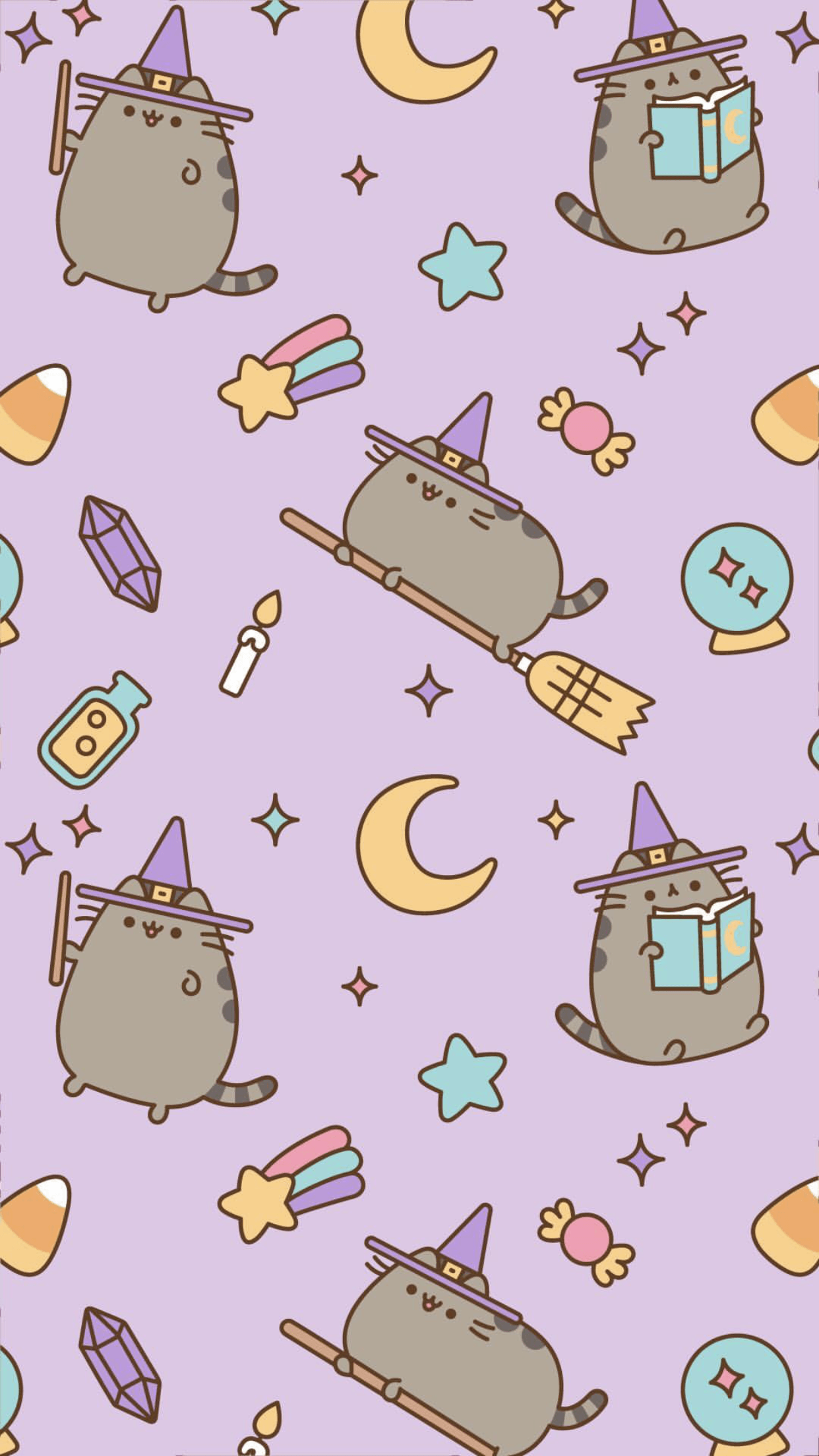 Fall Pusheen Wallpapers