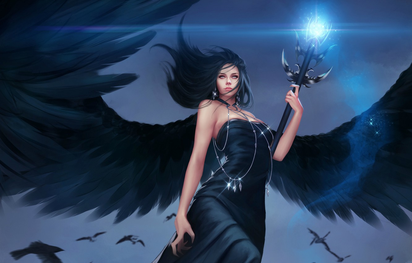 Fallen Angel Painting Wallpapers